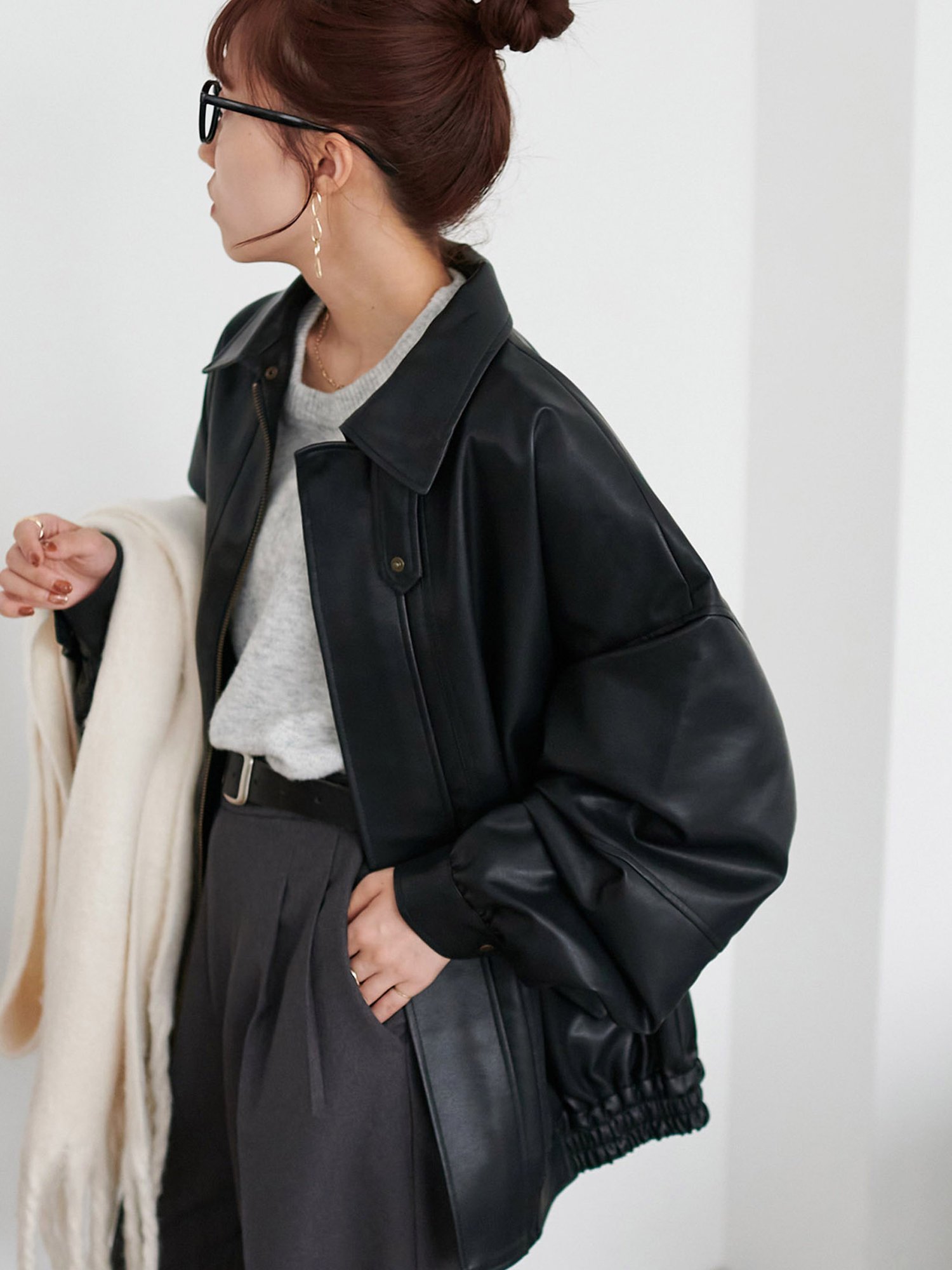 Discoat｜【リバイバル】ヴィンテージPUレザージャケット《ユニ