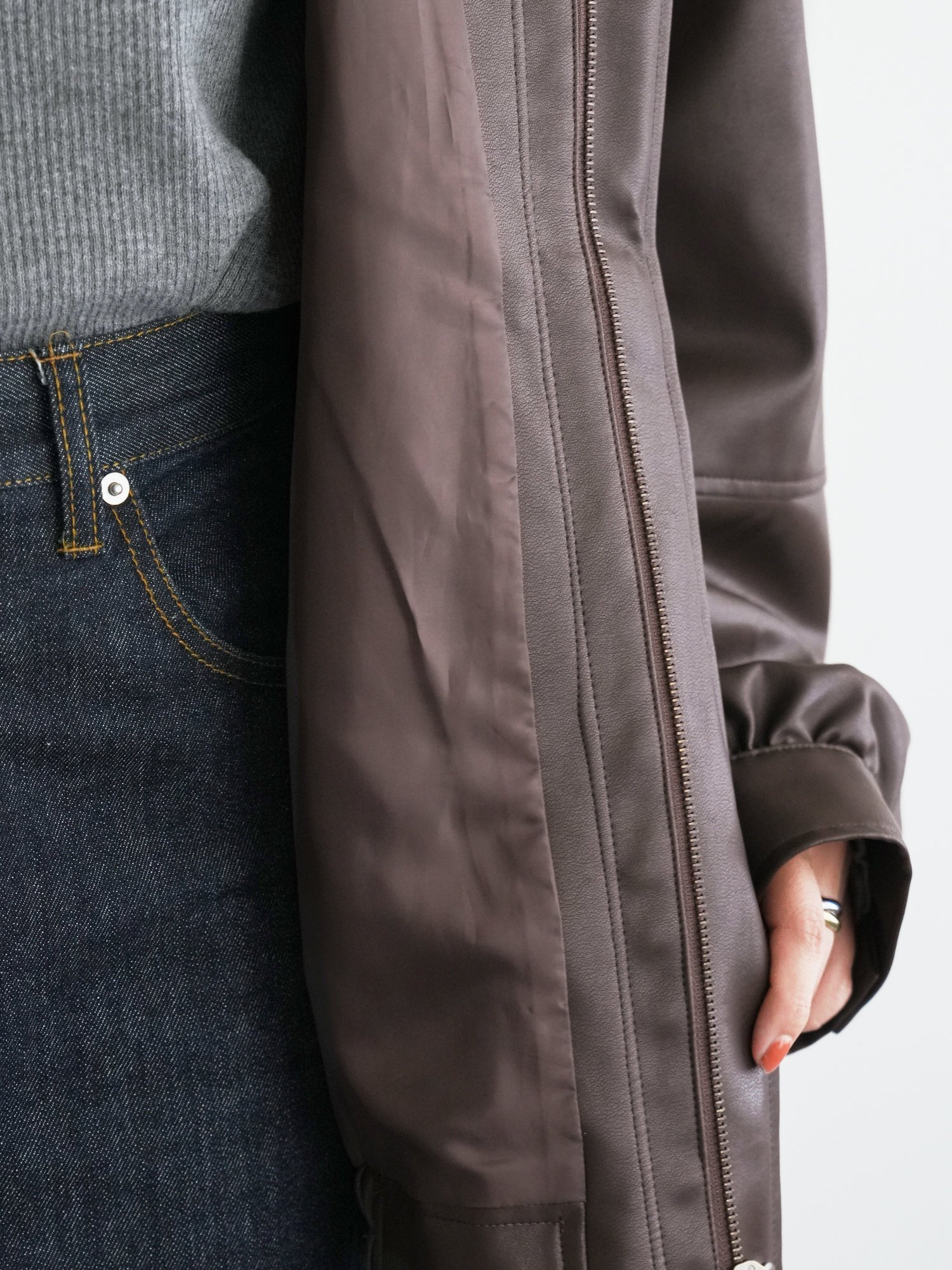 Discoat｜【リバイバル】ヴィンテージPUレザージャケット《ユニ