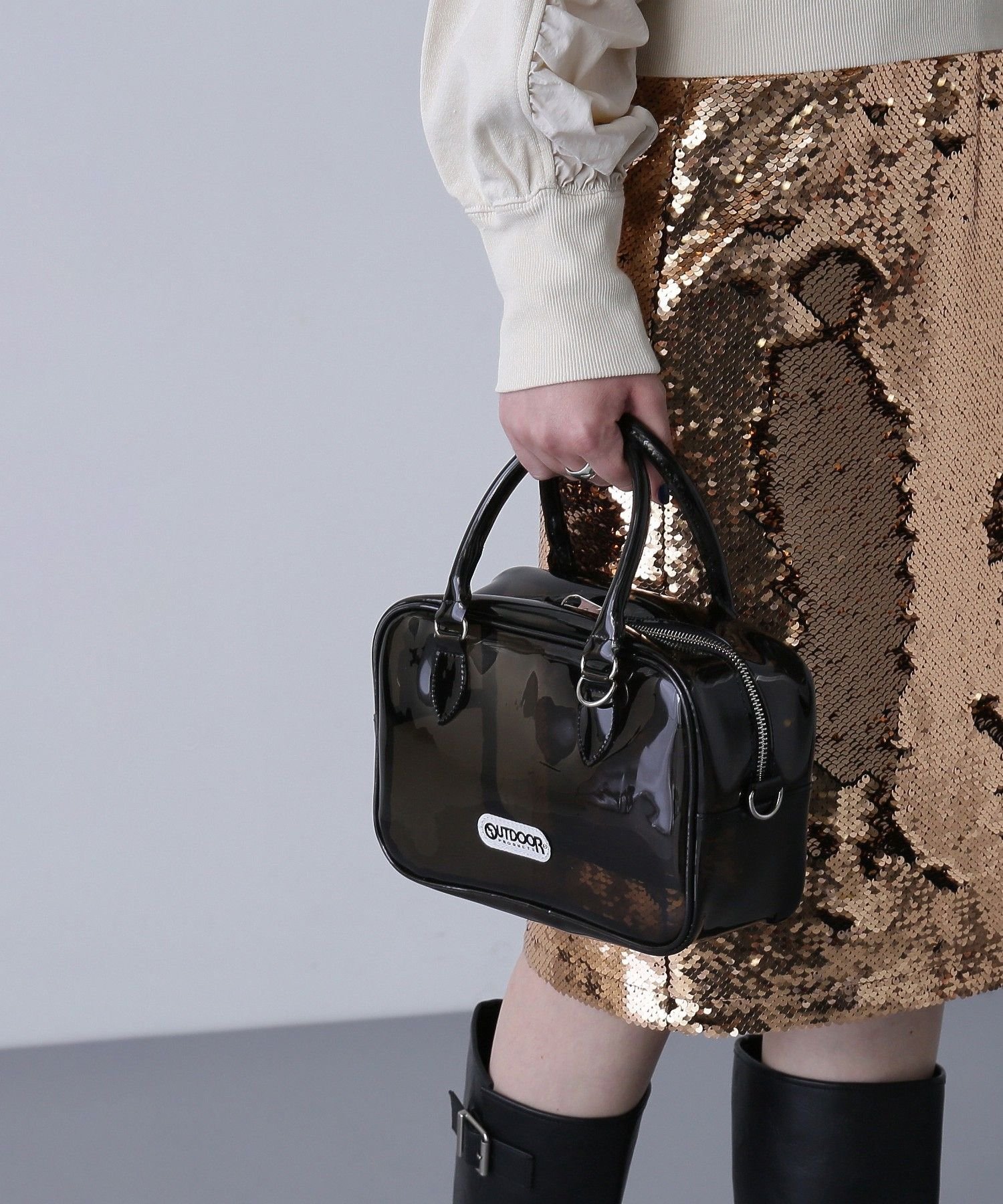 ROSE BUD｜OUTDOOR PVC BOSTON BAG | Rakuten Fashion(楽天