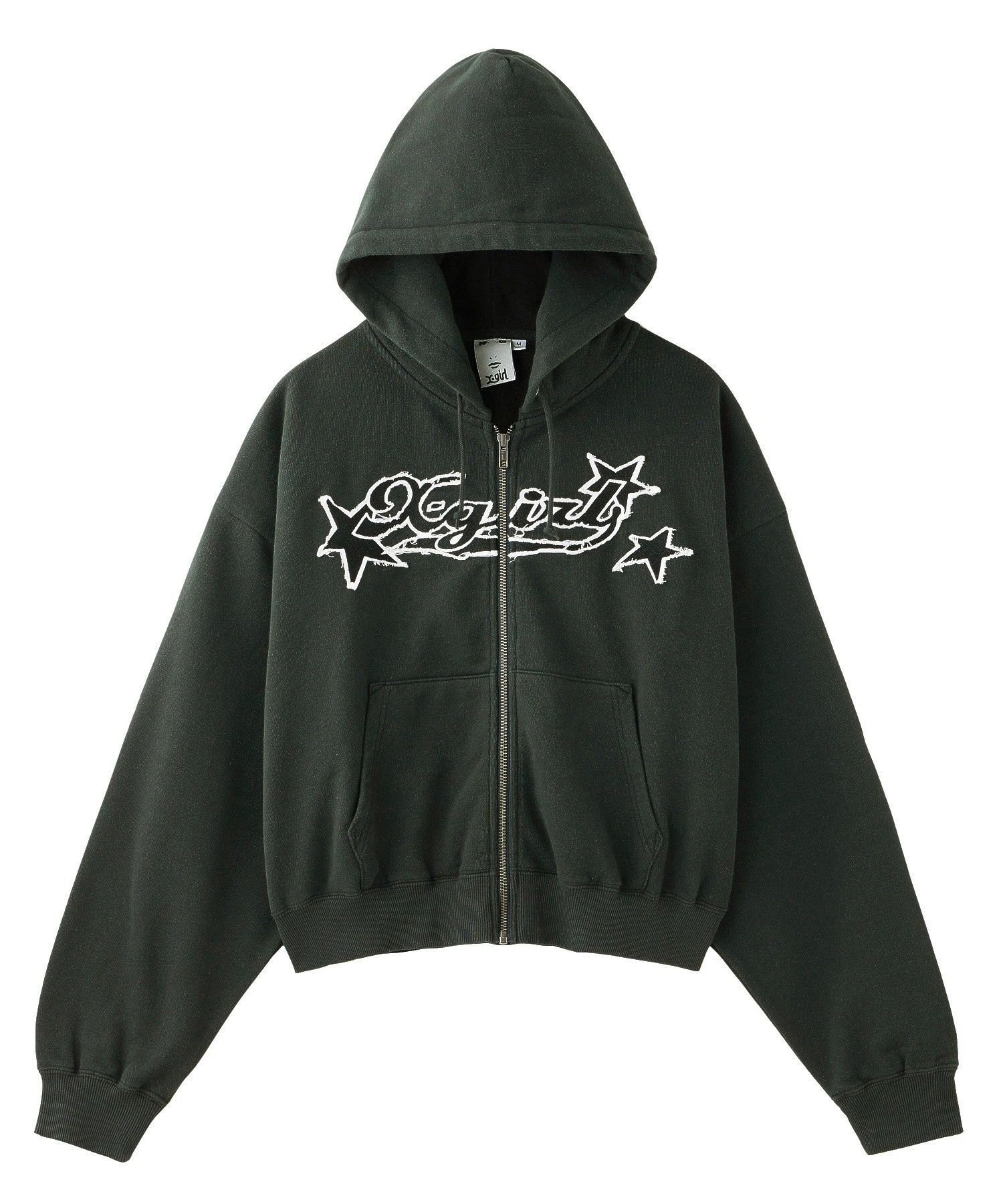 X-girl｜X-girl STAR LOGO ZIP UP HOODIE | Rakuten Fashion(楽天