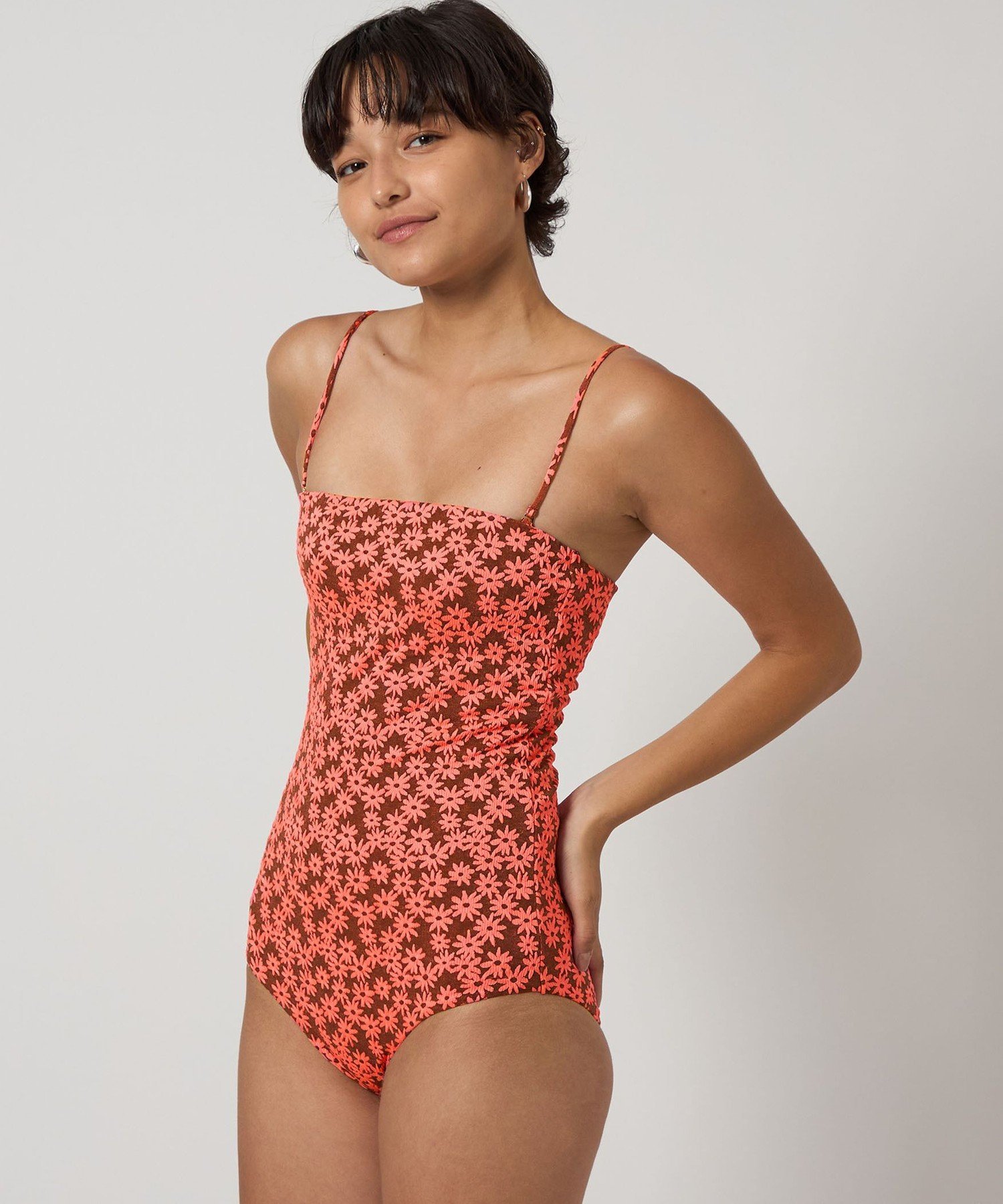 Lepidos レピドス　4wayフラワー柄ワンピース水着 UNITED ARROWS LTD. OUTLET｜<Lepidos>ジャガードフラワー ワンピース