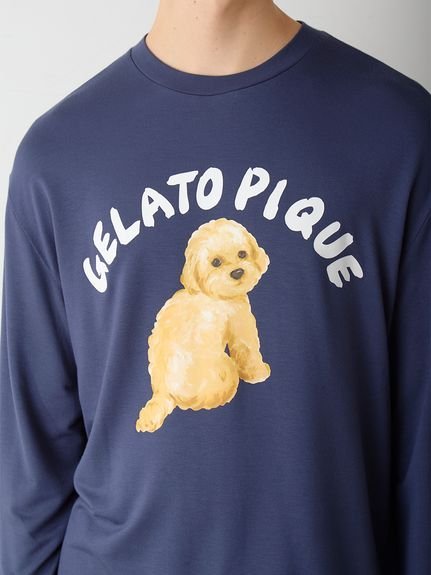 gelato pique｜【HOMME】 DOGワンポイントプリントロンT | Rakuten