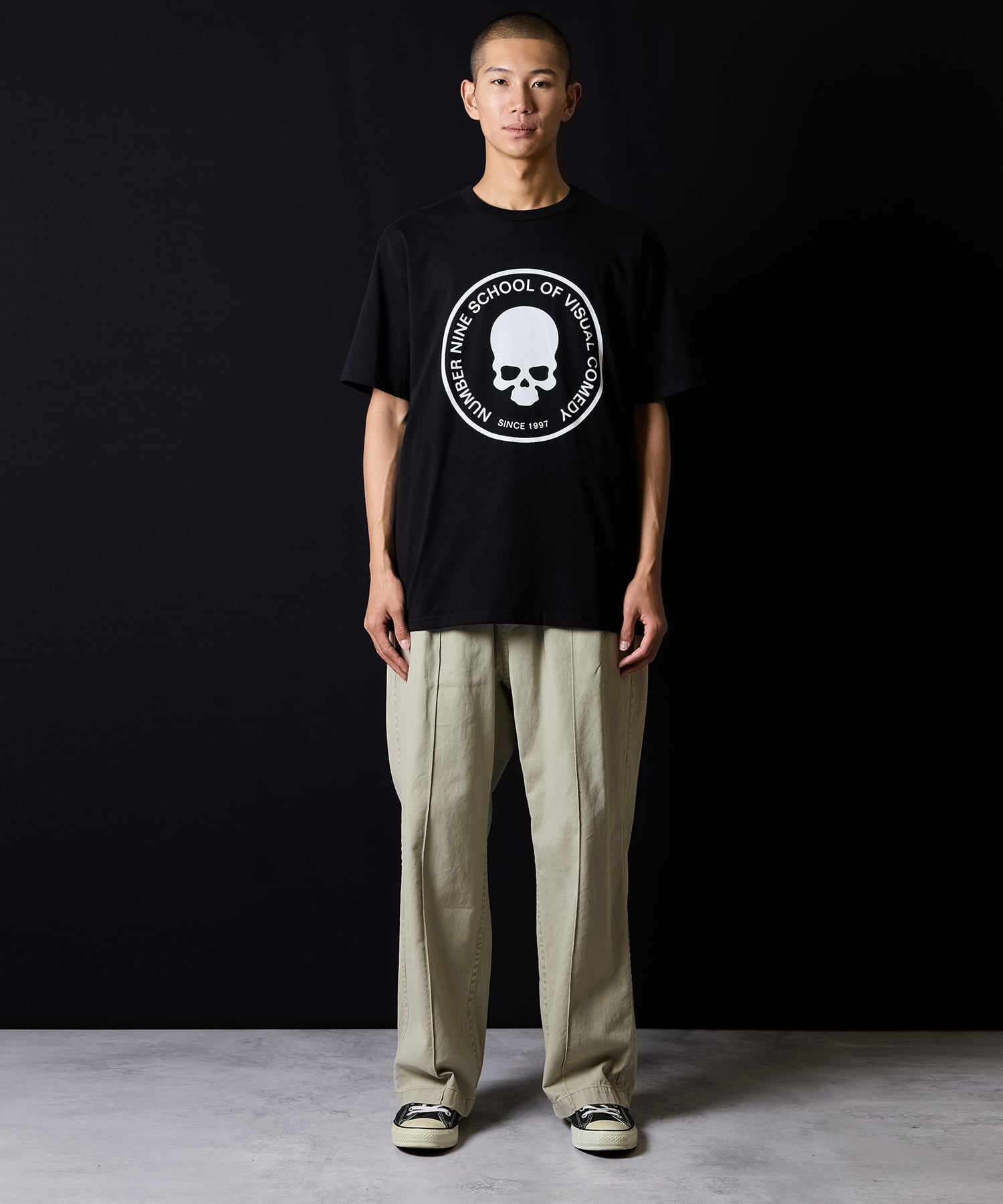 NUMBER (N)INE｜SCHOOL OF VISUAL COMEDY_T-SHIRT | Rakuten Fashion