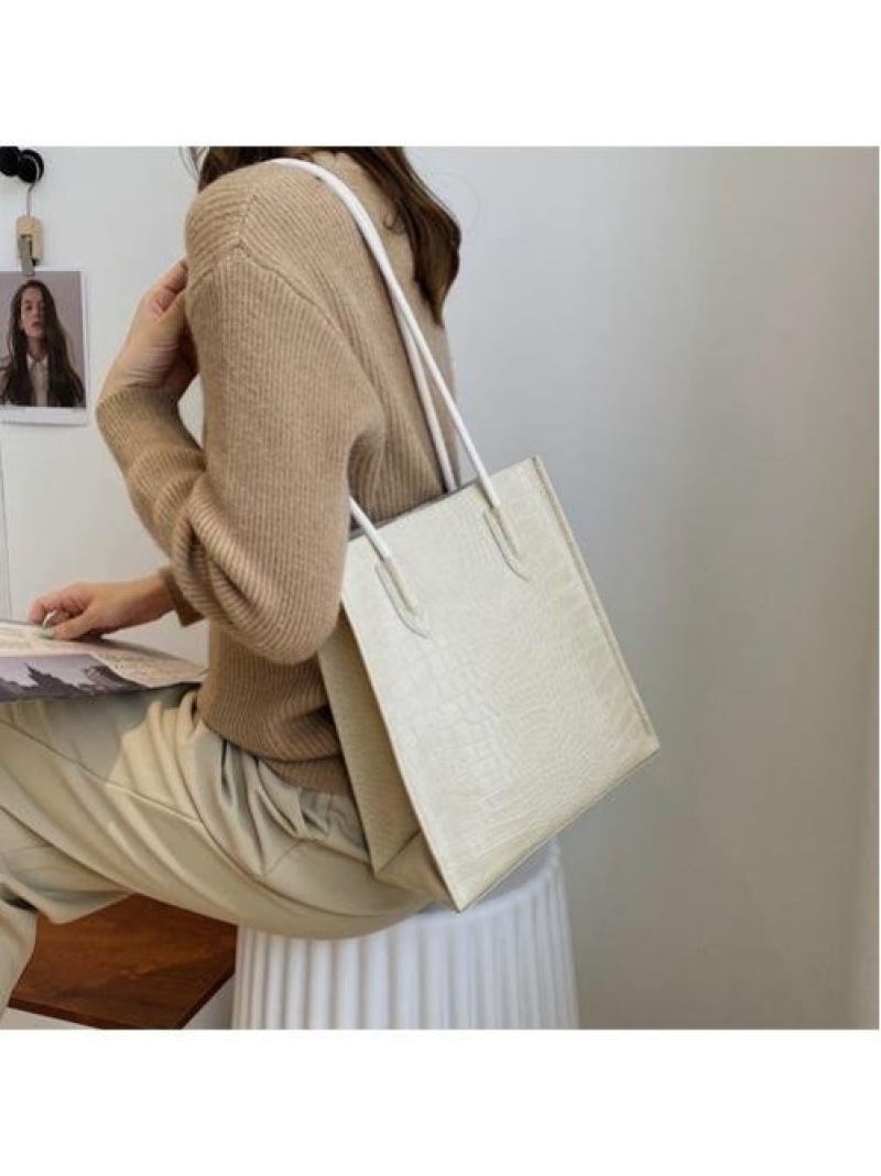 miniministore｜トートバッグ ポーチ付き クロコダイル柄 | Rakuten