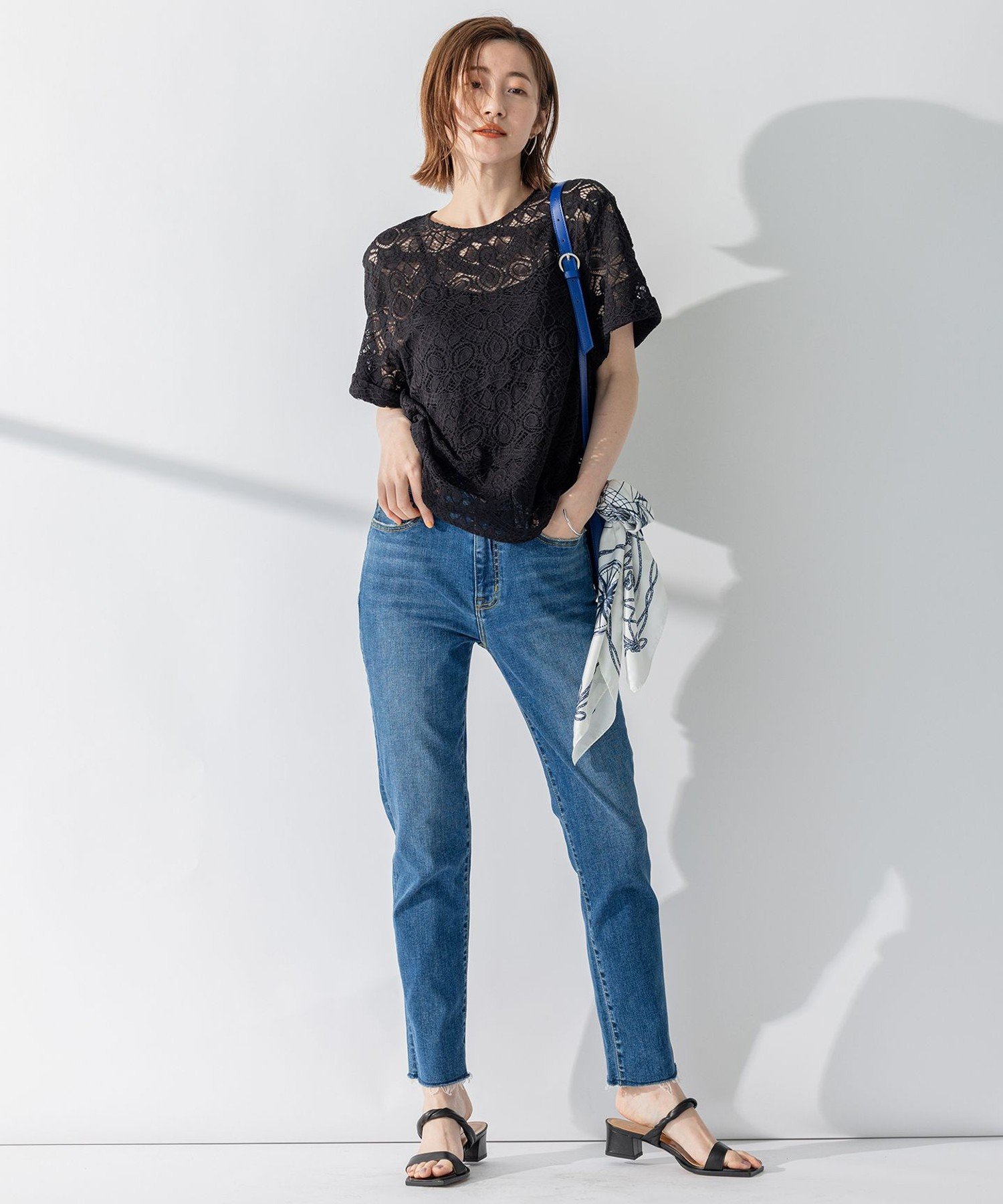 23区｜【SLOW/洗える】SLOW DENIM タイトストレート デニム | Rakuten