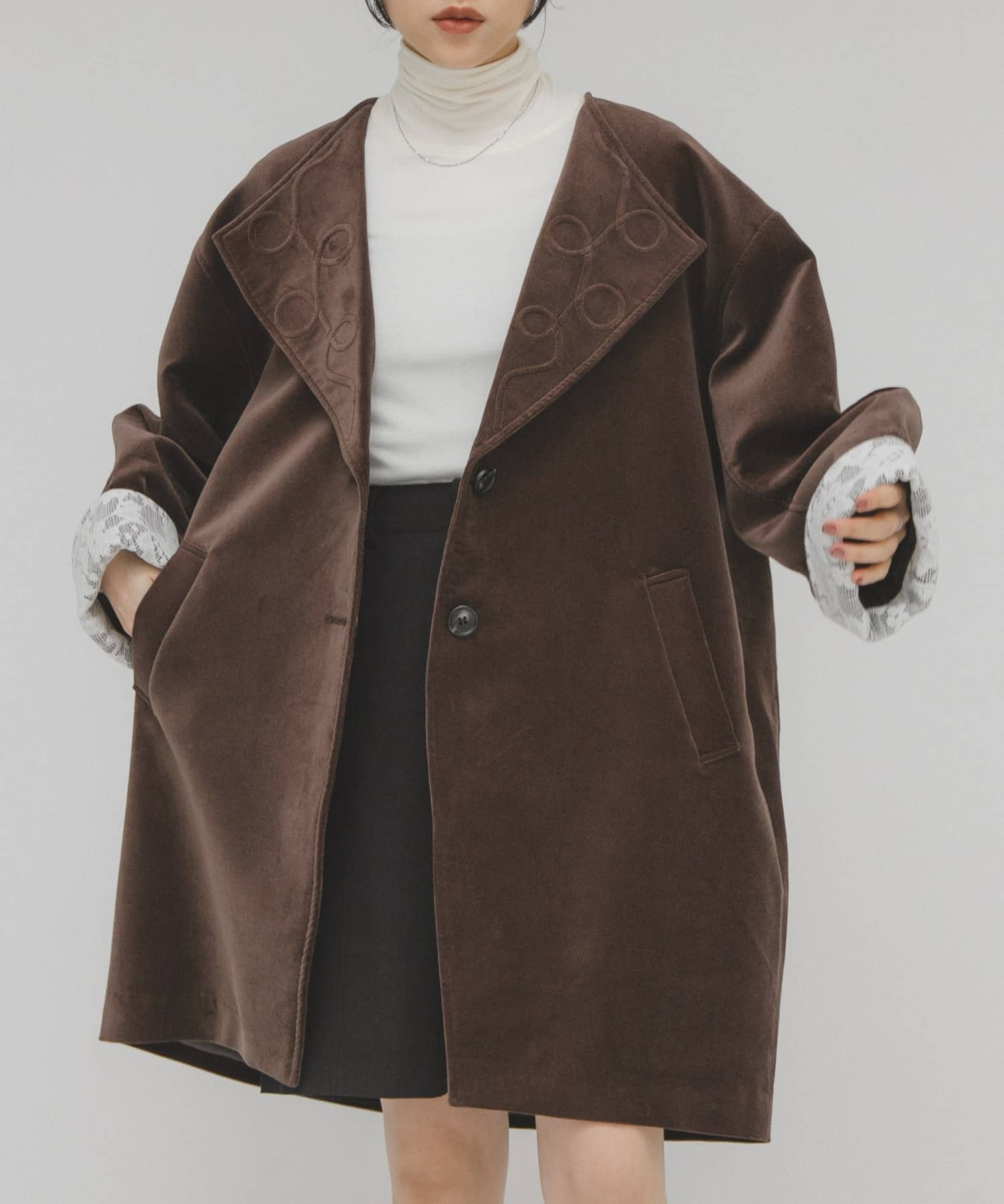 KBF｜ベロアBIGジャケット | Rakuten Fashion(楽天ファッション／旧