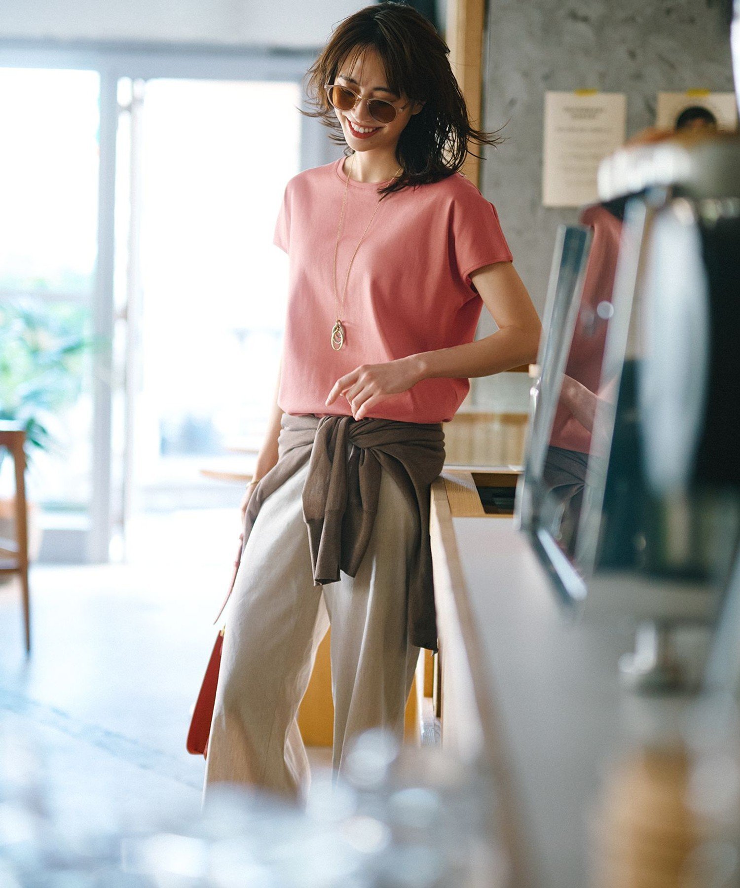 23区｜【新色追加】シャイニーシアー ニット カーディガン | Rakuten