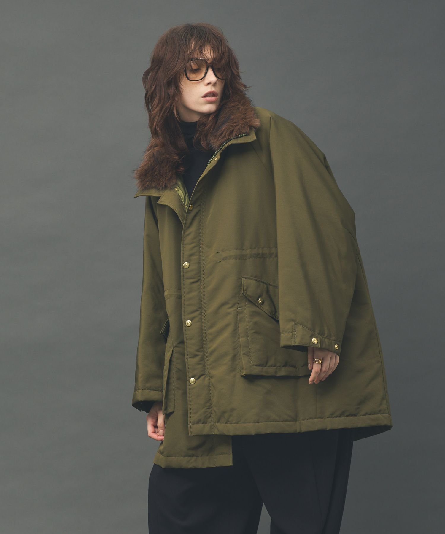 お正月セール　Mサイズ 黒　ダンスキン　ウジョー　コラボコート オシャレで機能的！「ダンスキン×ウジョー」の2大春アウター | VERY