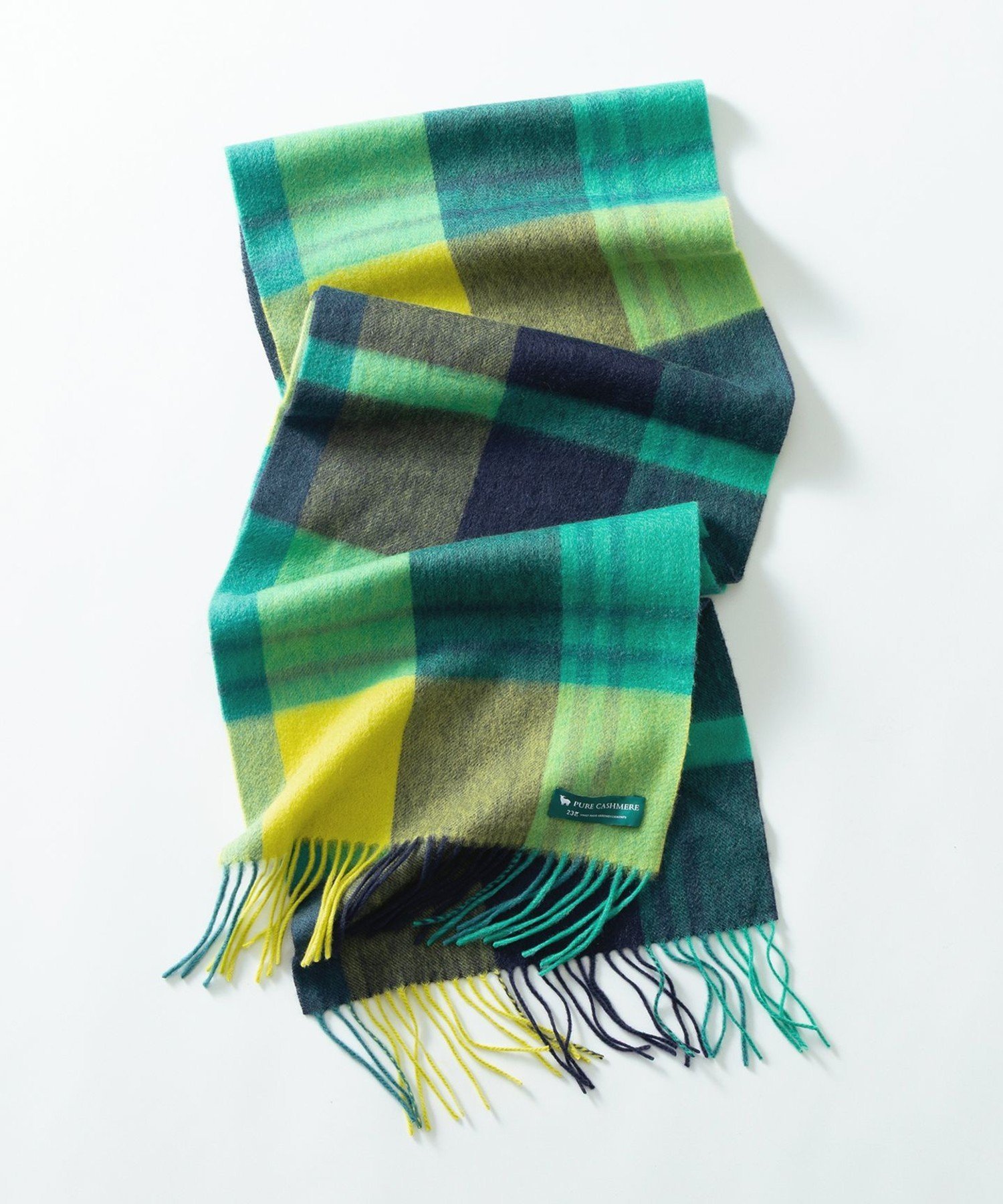 23区｜カシミヤ チェック マフラー | Rakuten Fashion(楽天