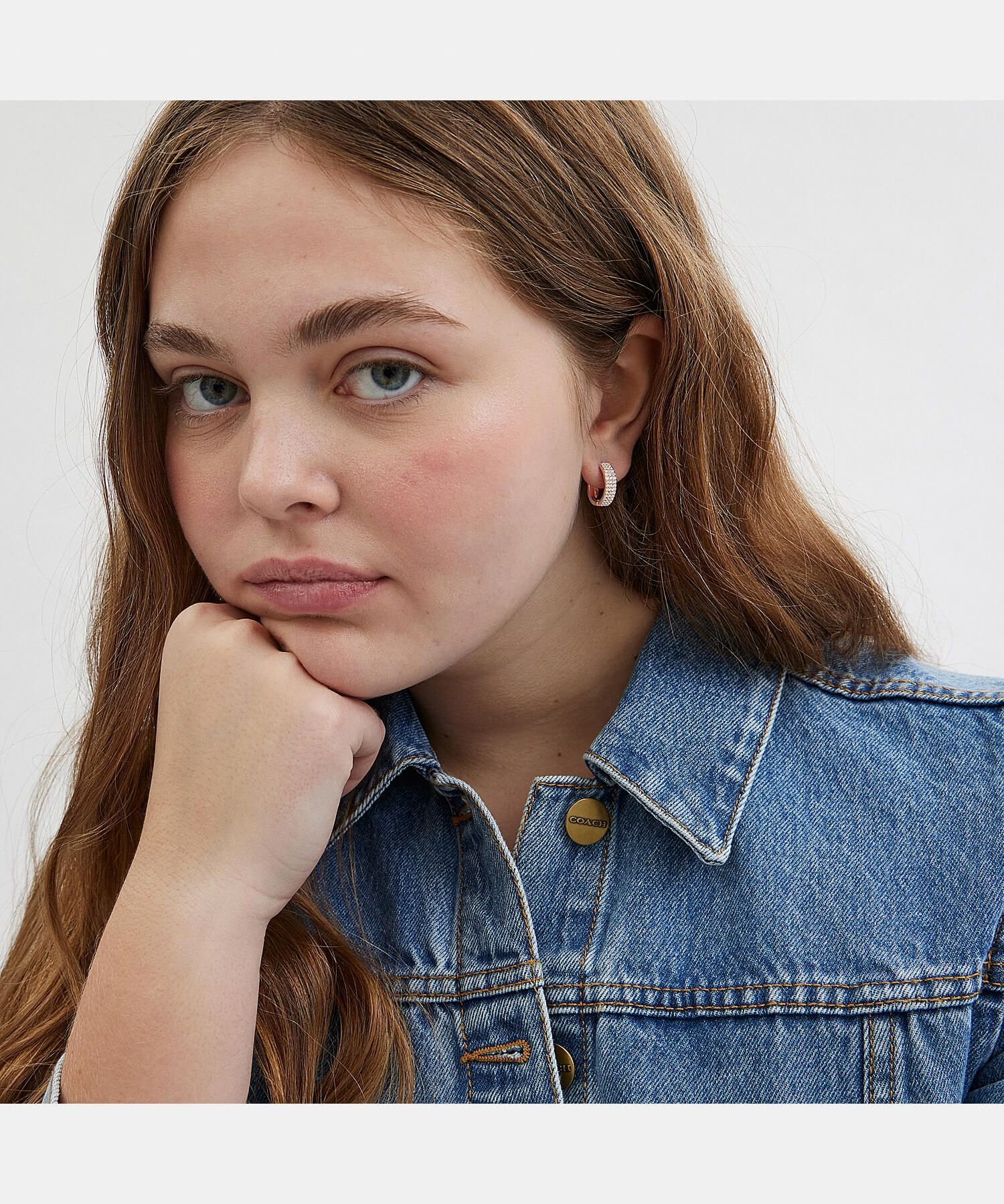 COACH｜パヴェ ハギー ピアス | Rakuten Fashion(楽天ファッション／旧