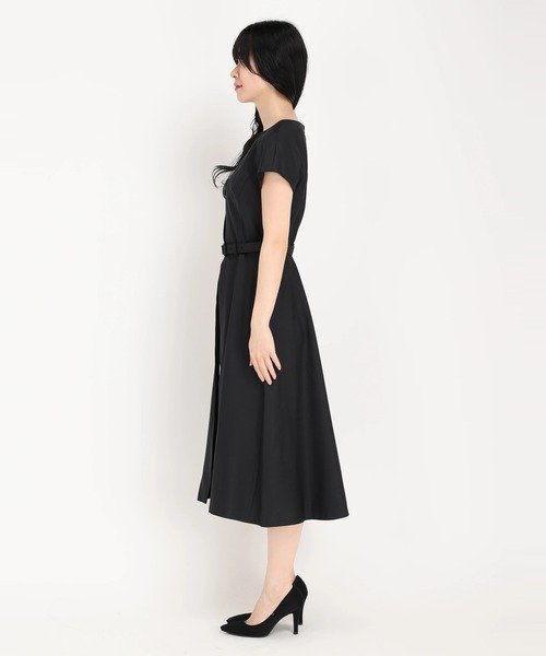 STRAWBERRY-FIELDS｜センタープリーツ半袖ワンピース | Rakuten