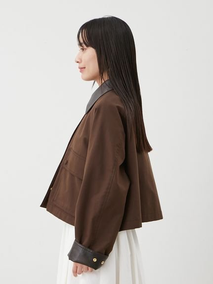 Mila Owen｜ショートテントシルエットハンティングジャケット