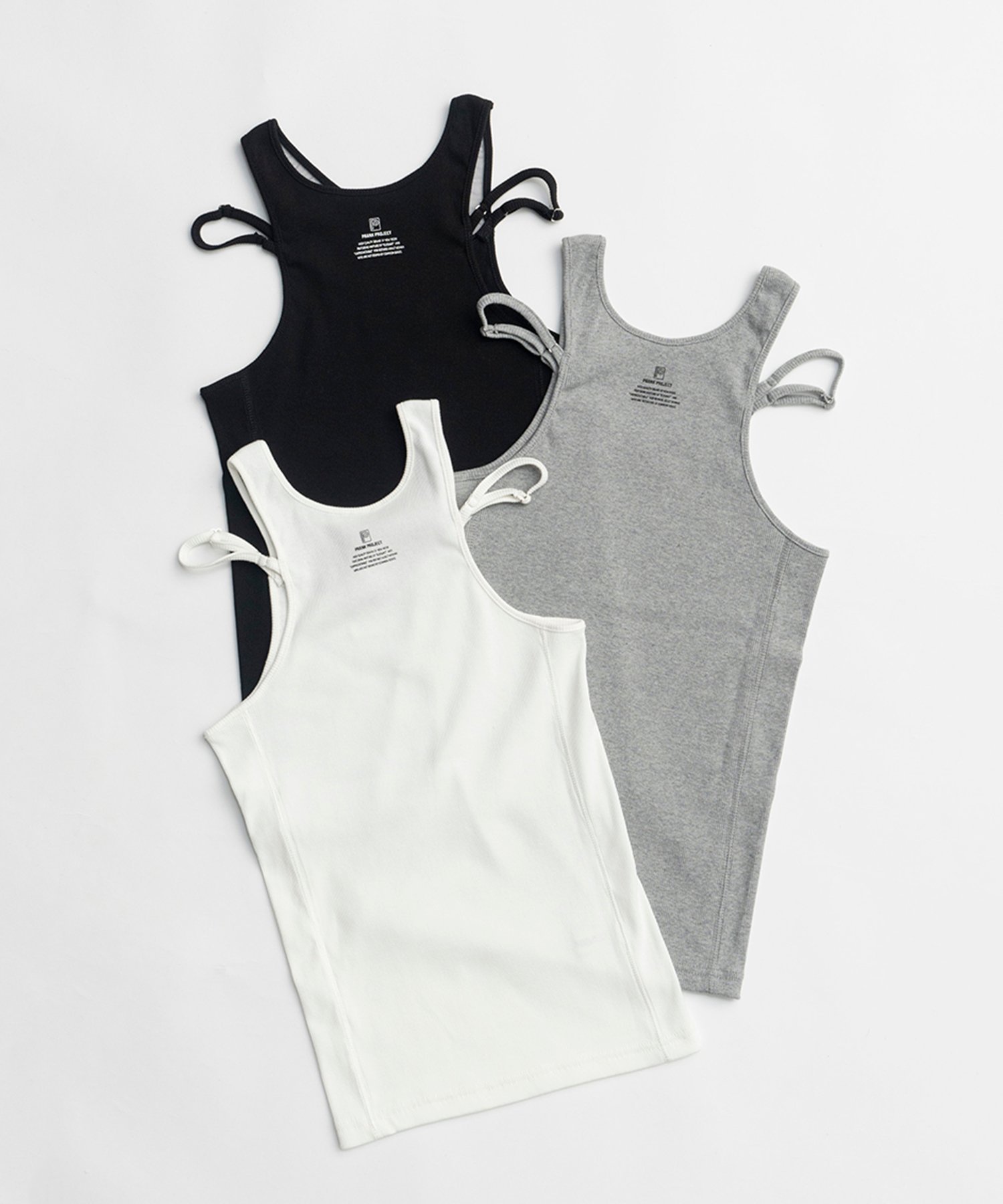 PRANK PROJECT｜フロントロゴリブタンク / Front Logo Rib Tank Top