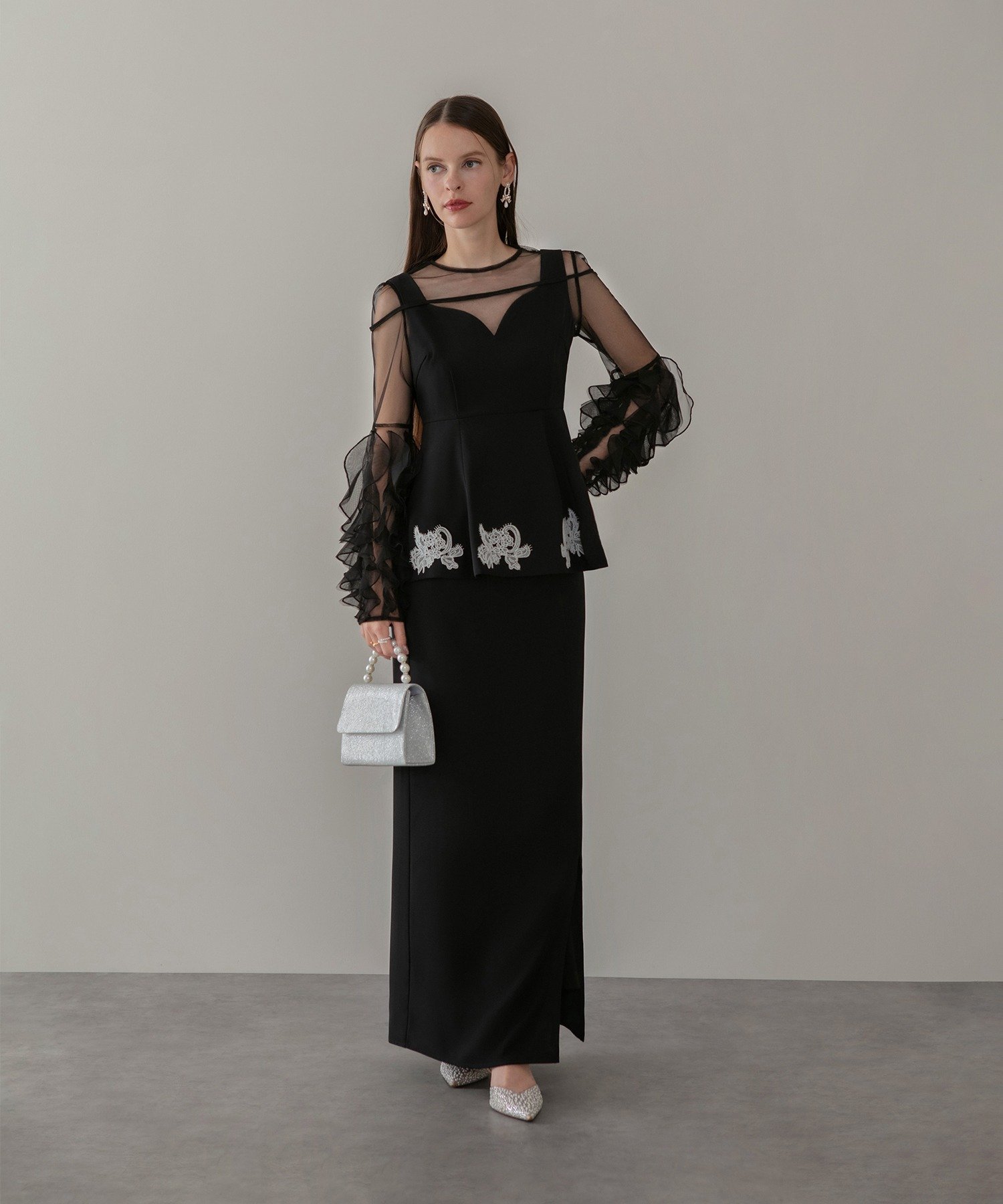 Leja｜フラワーリリーフマテリアルボリュームスリーブIライン