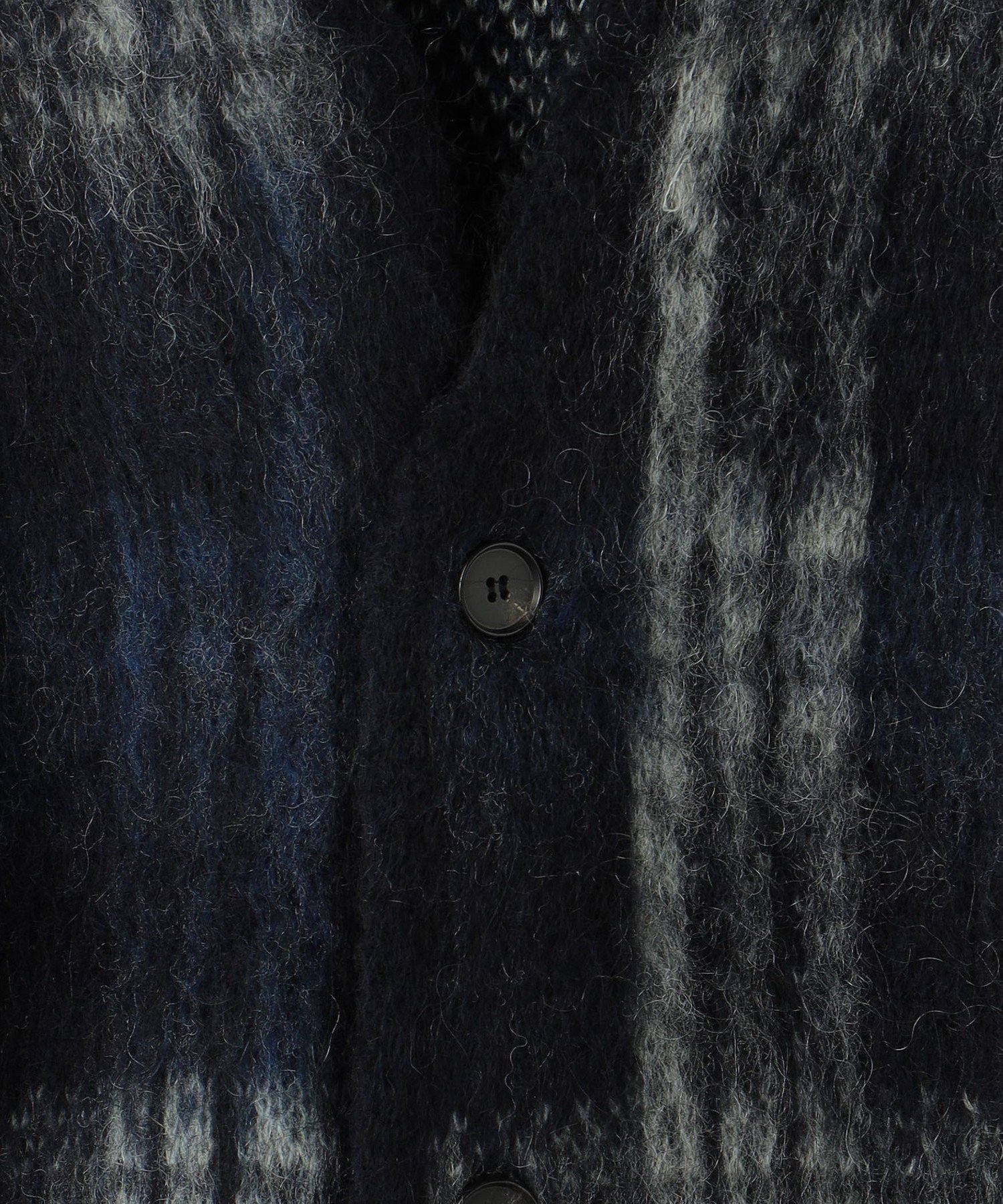 UNITED ARROWS LTD. OUTLET｜シャギー チェック Vネック カーディガン