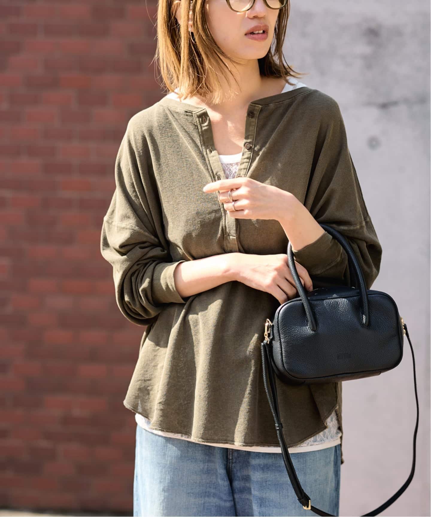 FRAMeWORK｜≪追加予約≫サーフニットヘンリーTee | Rakuten Fashion