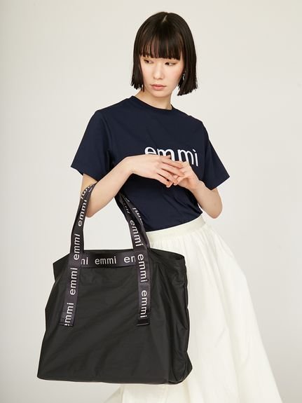 emmi｜【10th】【ONLINE限定カラー】emmiロゴビッグトートバッグ