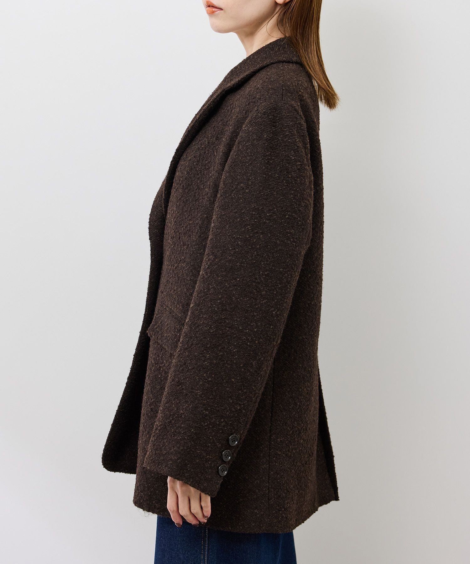 ROPE' PICNIC｜ネップツイードテーラードジャコット | Rakuten Fashion