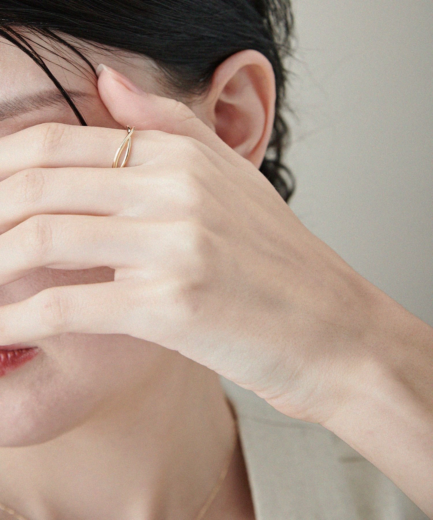 ete｜[レイヤード] K10YG クロス リング | Rakuten Fashion(楽天