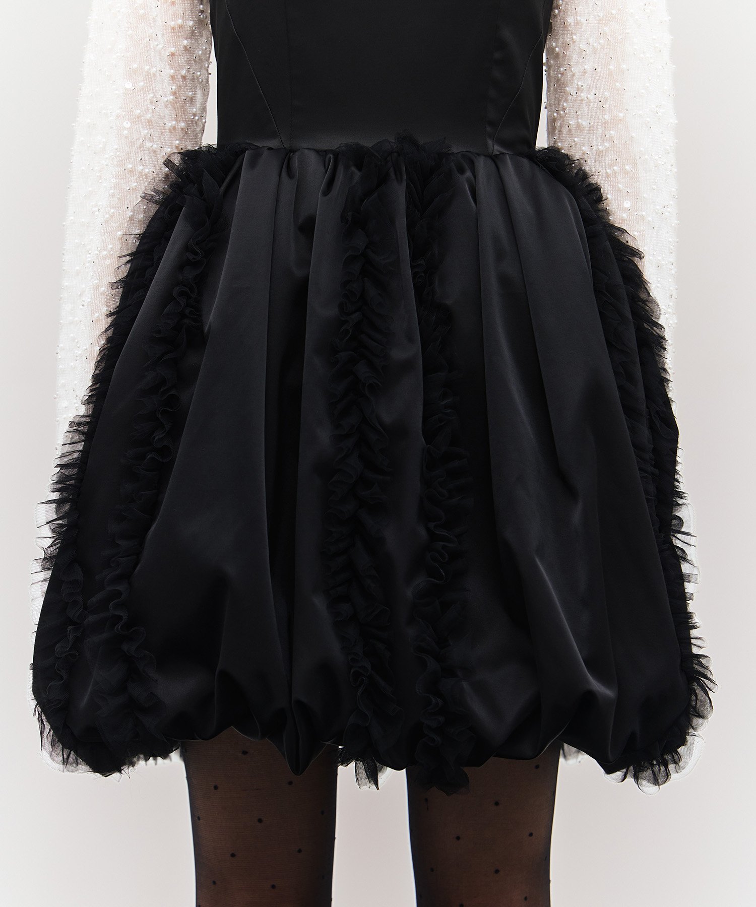 EIMY ISTOIRE｜フリルパフミニドレス | Rakuten Fashion(楽天