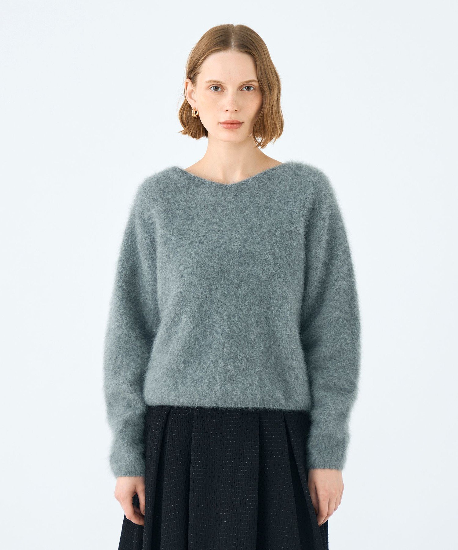 TOMORROWLAND｜フラッフィーヤーン Vネックプルオーバー | Rakuten