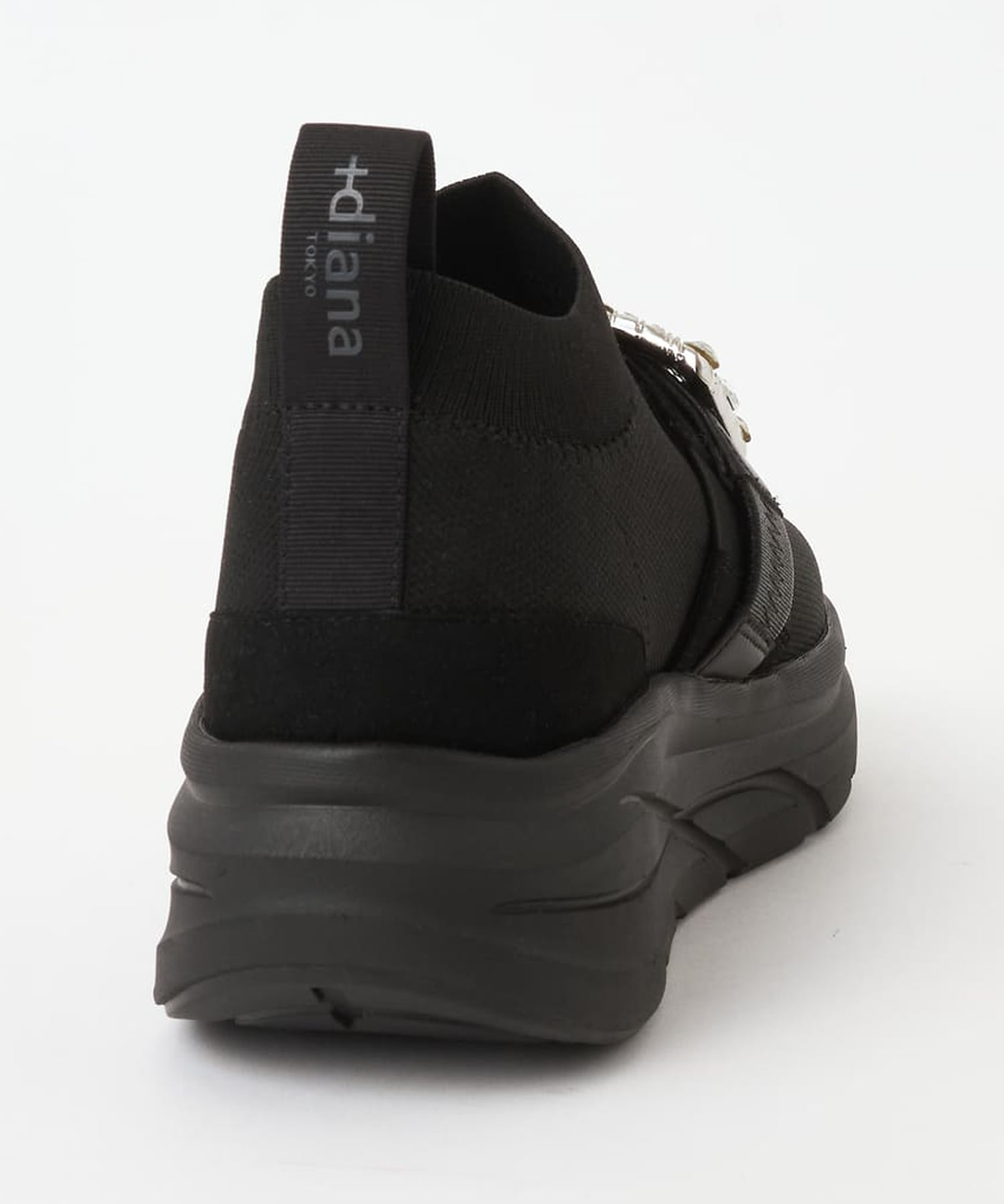 diana｜【軽量・撥水加工】クリスタルバックル ニットソックス