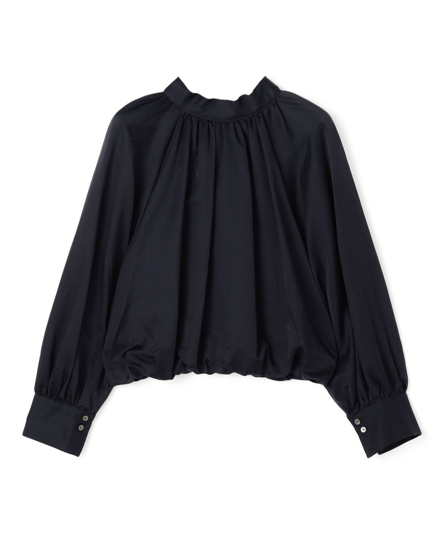 TOMORROWLAND｜コットンシルクサテン 2-wayボウタイブラウス | Rakuten