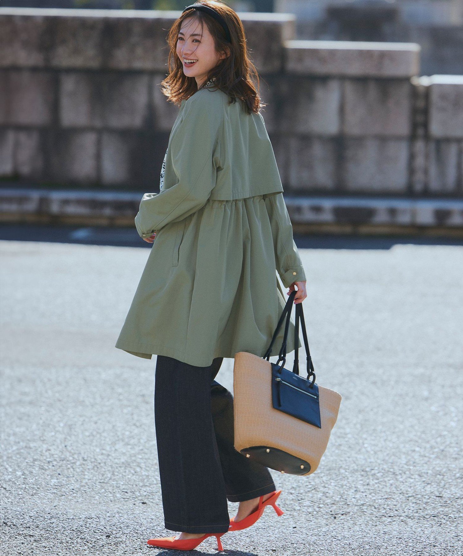 23区｜【撥水加工】ライトツイル ノーカラーコート | Rakuten Fashion