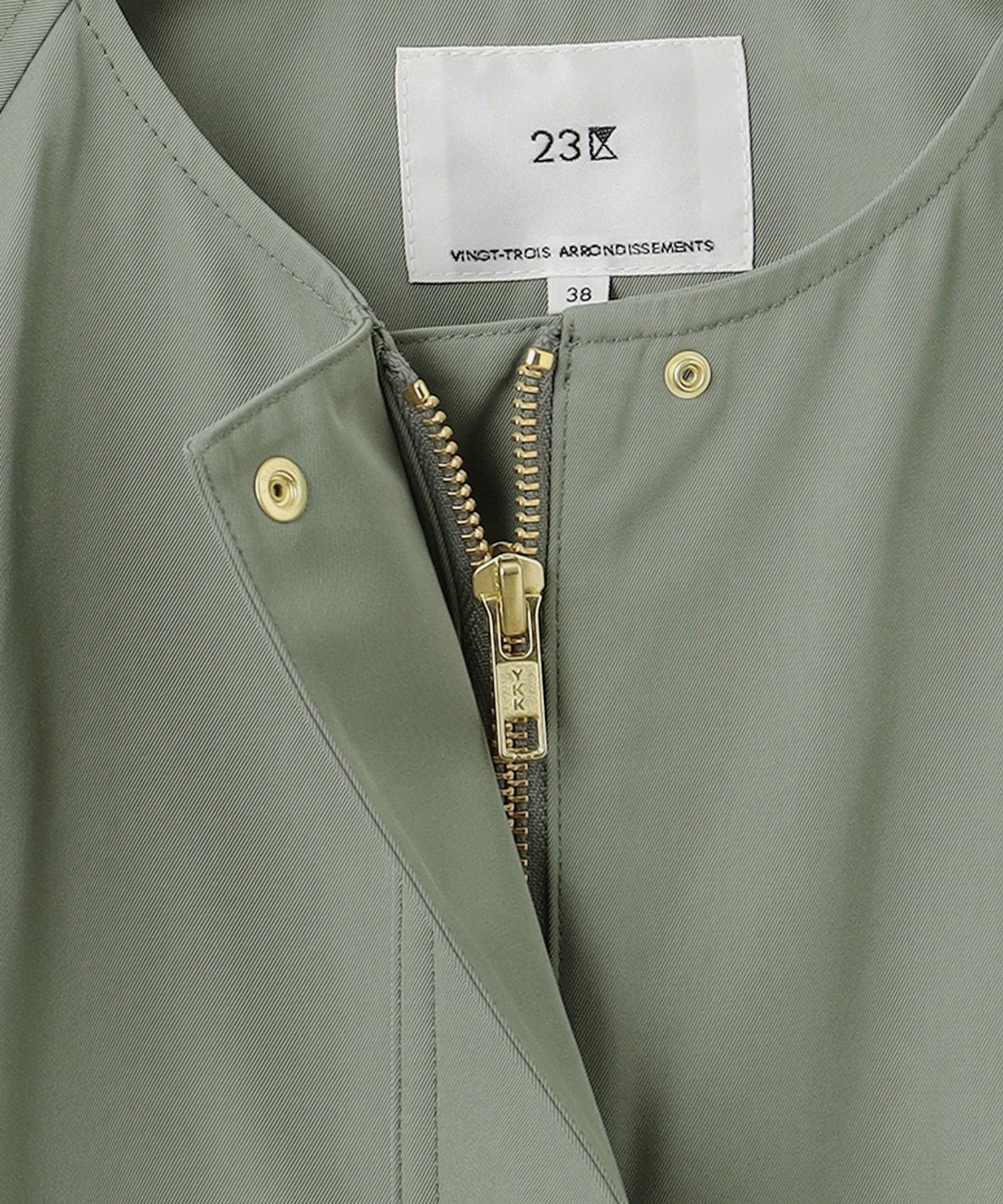 23区｜【撥水加工】ライトツイル ノーカラーコート | Rakuten Fashion