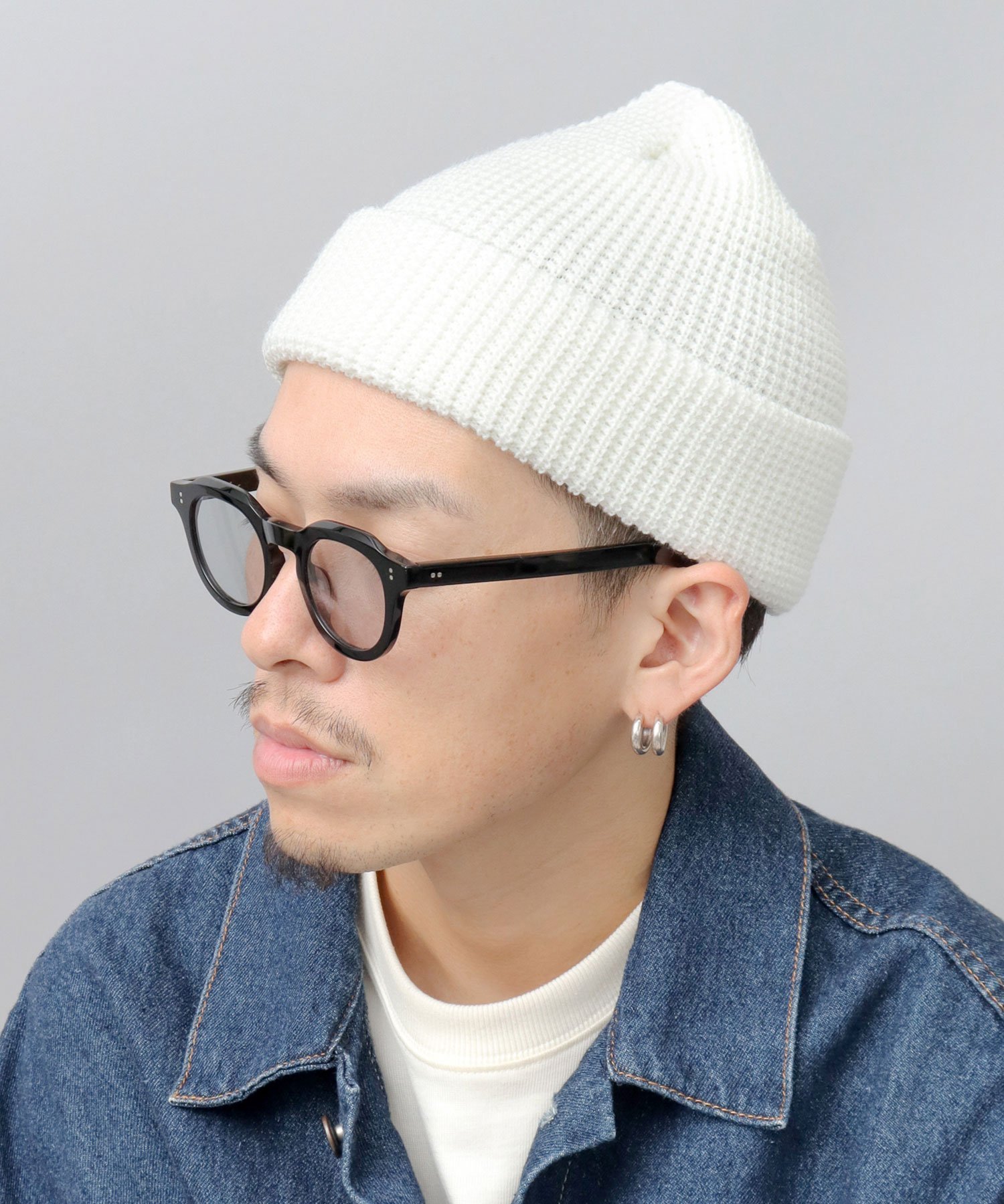 A.M.S.｜アクリル ワッフル ニットワッチ / ニット帽 / ニットキャップ