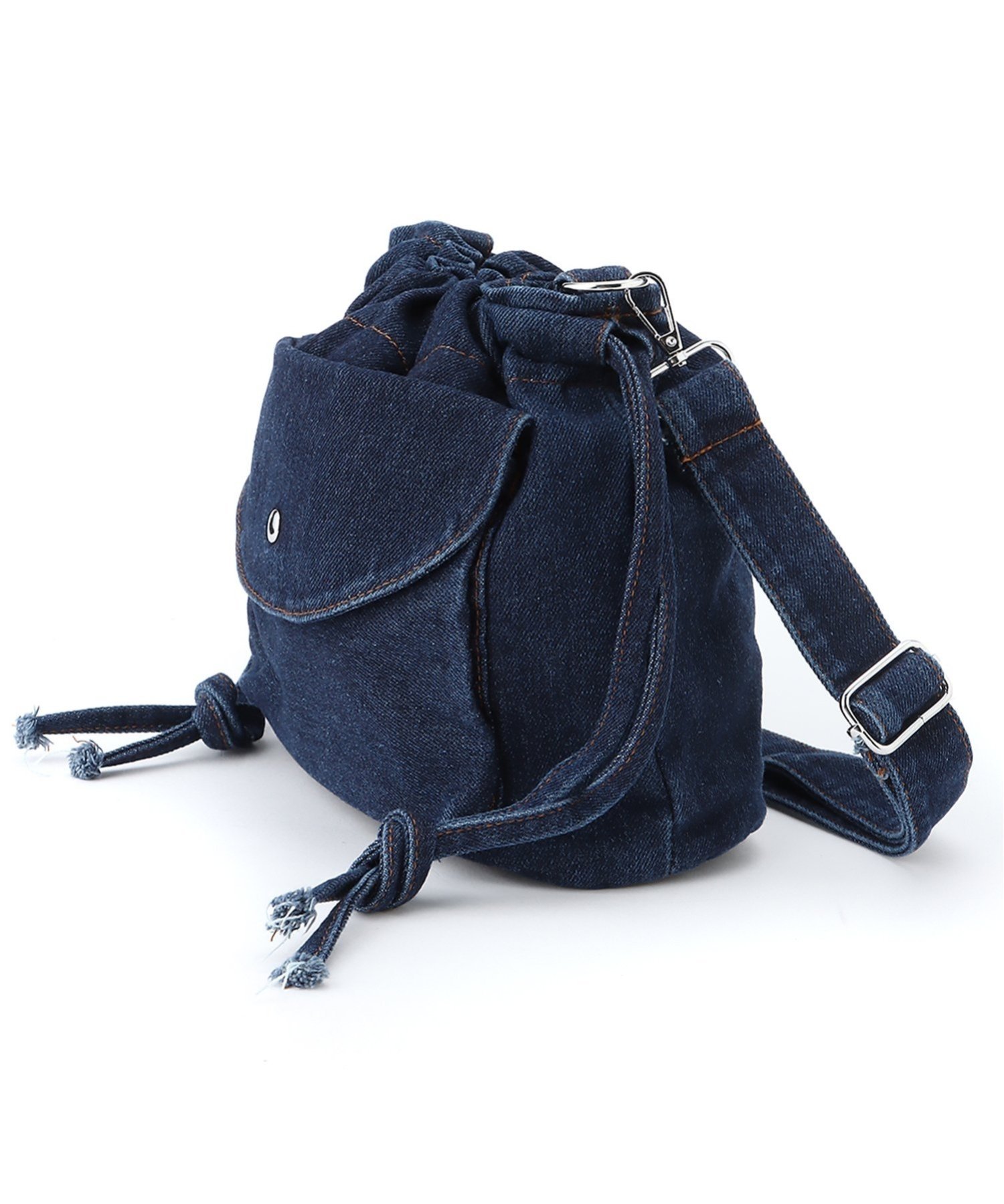 mignon trefle Room403 selected｜Mignonjour/(W)デニム巾着バッグ