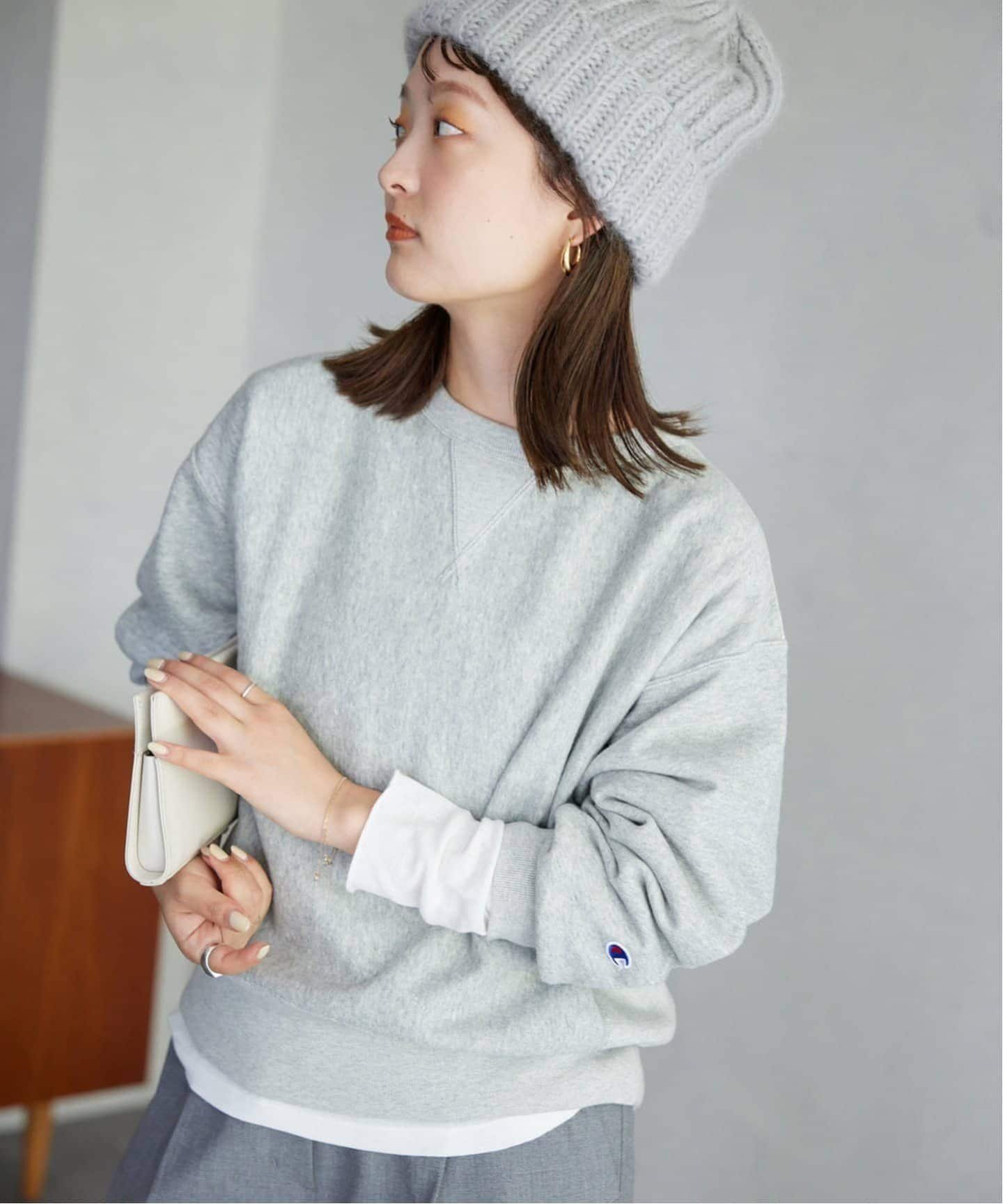 SLOBE IENA｜《追加2》Champion/チャンピオン SLOBE別注 無地ガゼット