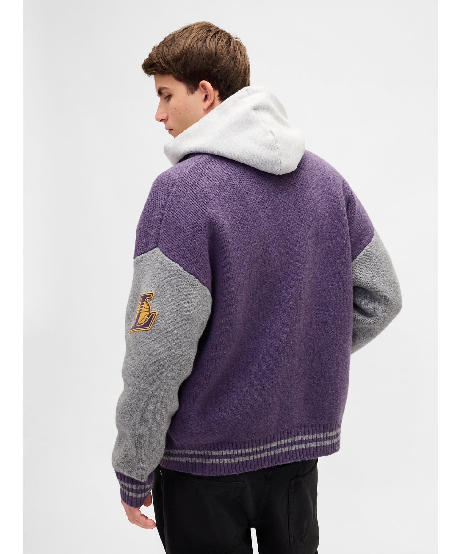 GAP｜(U)CashSoft カシミヤタッチ NBA ロサンゼルス レイカーズ ロゴ