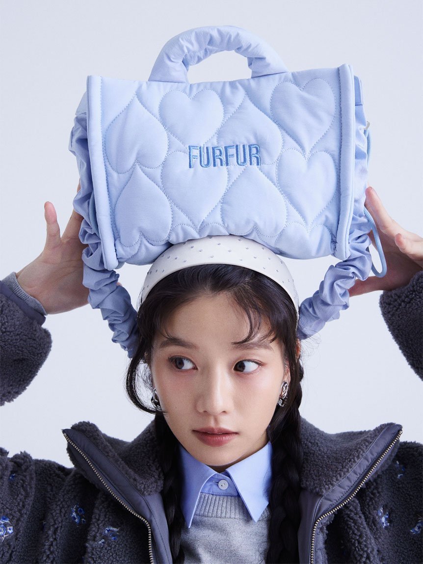 FURFUR｜【限定カラー】ハートキルティングバッグ | Rakuten Fashion