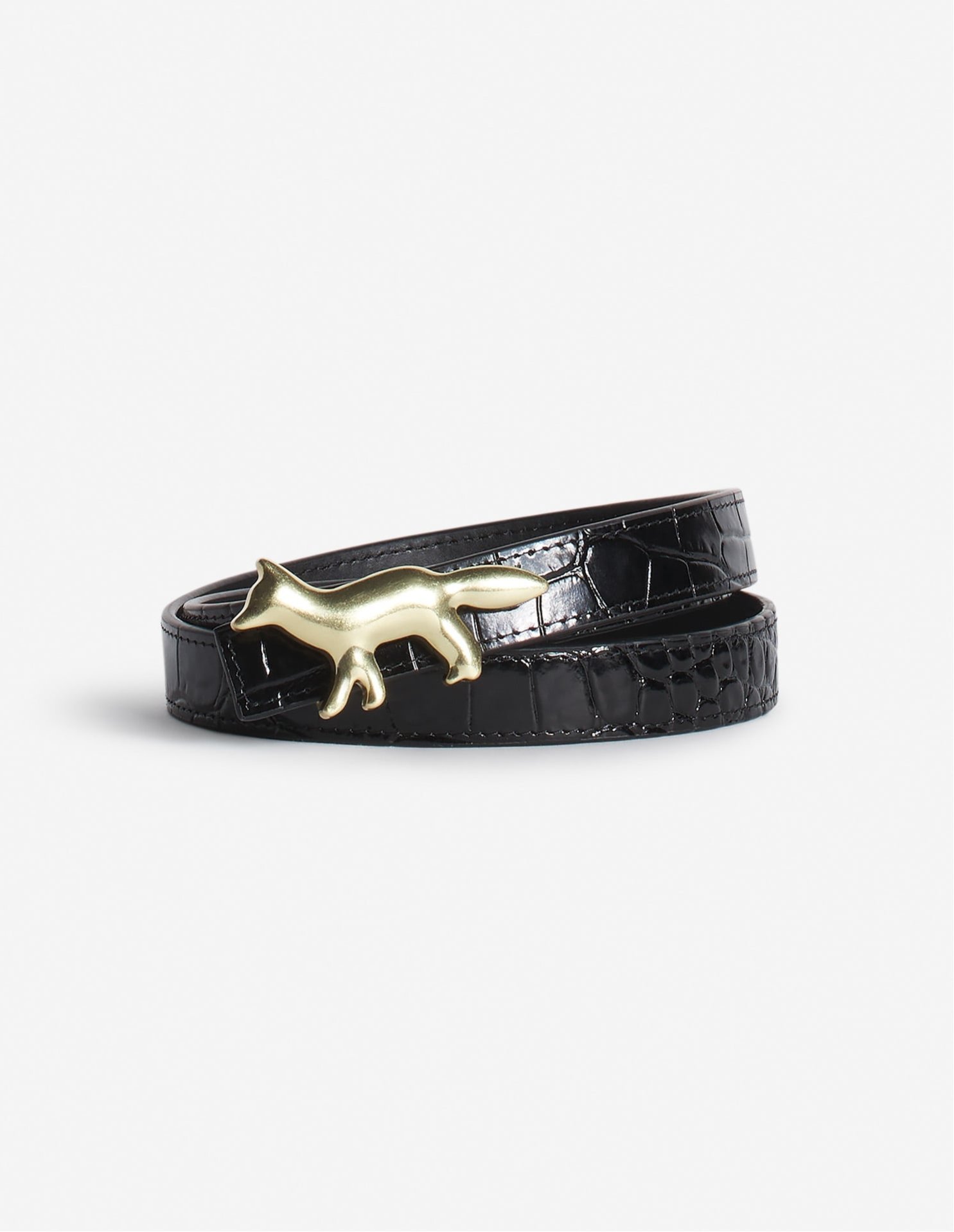MAISON KITSUNE｜Maison Kitsune/(W)PROFILE FOX LEATHER BELT
