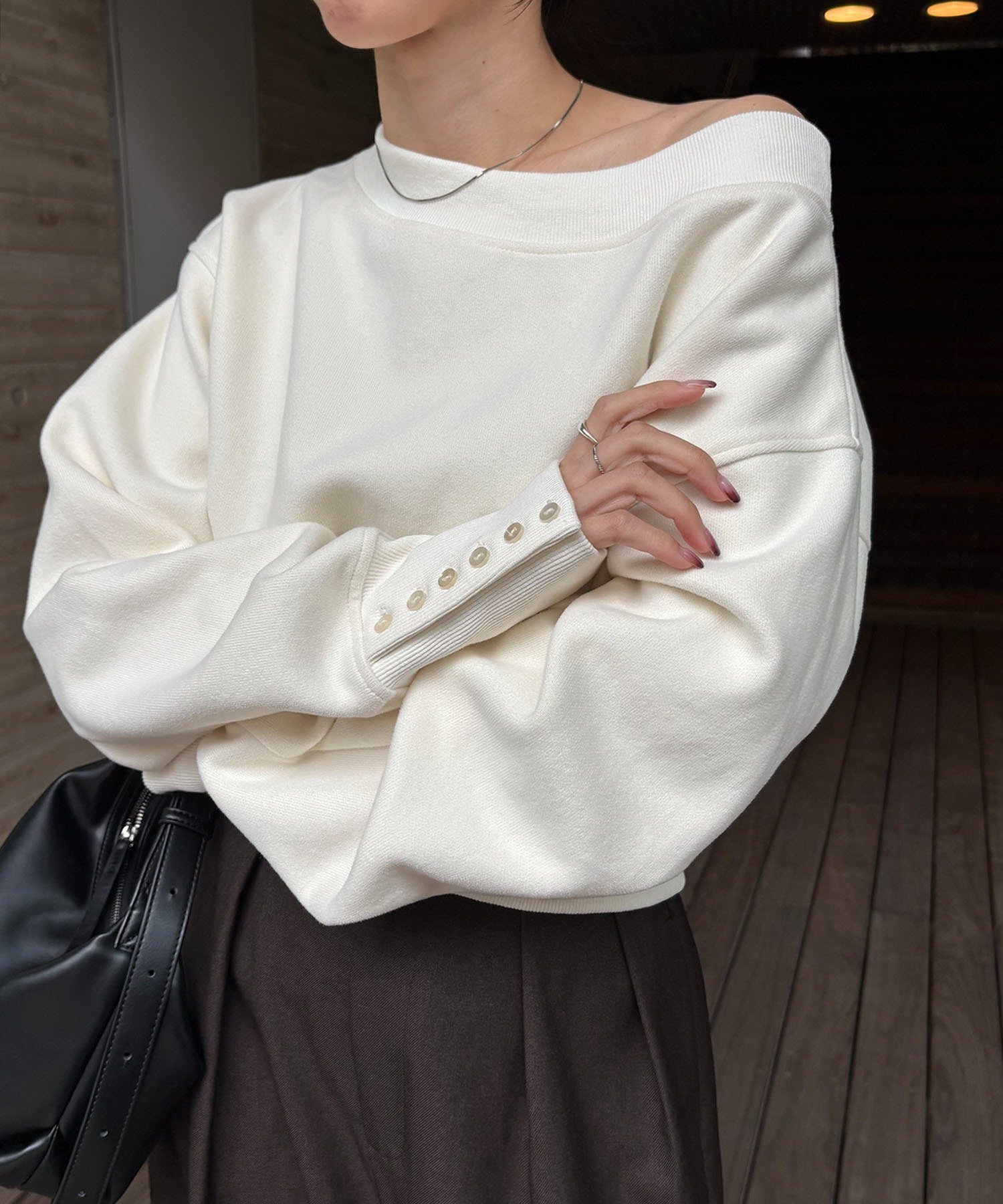 CAPRICIEUX LE'MAGE｜1ポイントボンディングスウェット | Rakuten