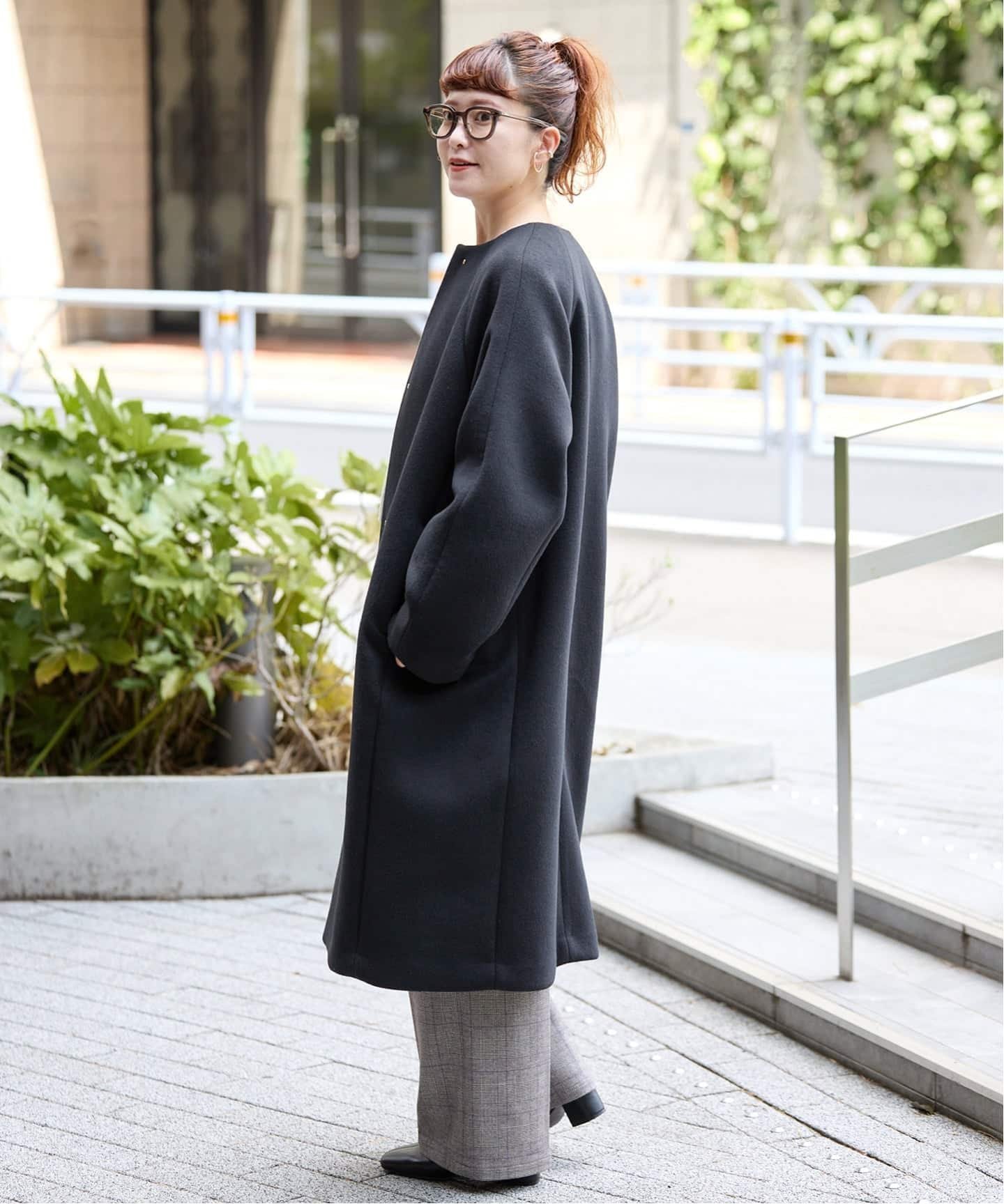 Spick & Span｜S160ビーバーノーカラーコート | Rakuten Fashion(楽天