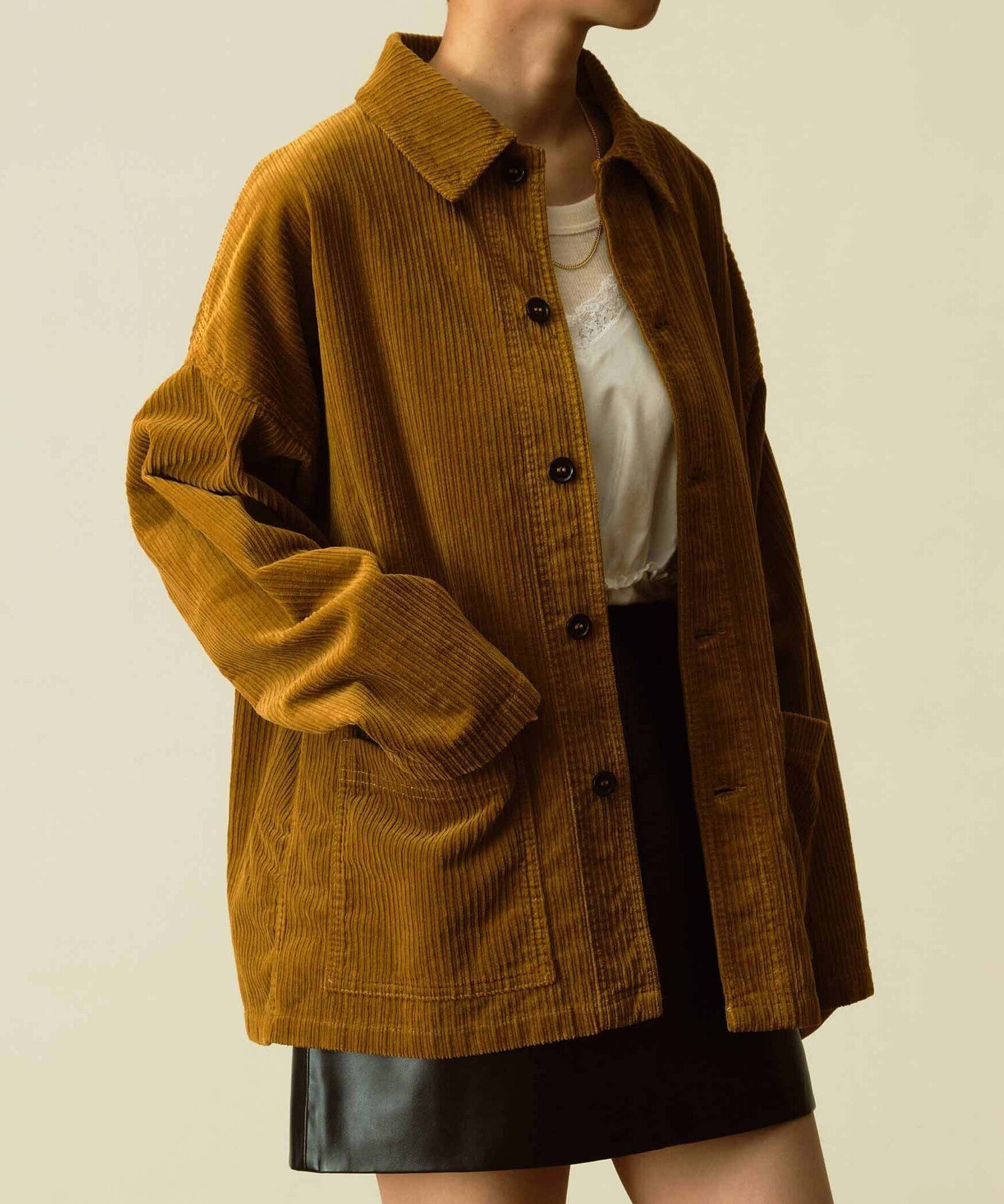 Bshop｜VETRA | コーデュロイ カバーオールジャケット WOMEN | Rakuten