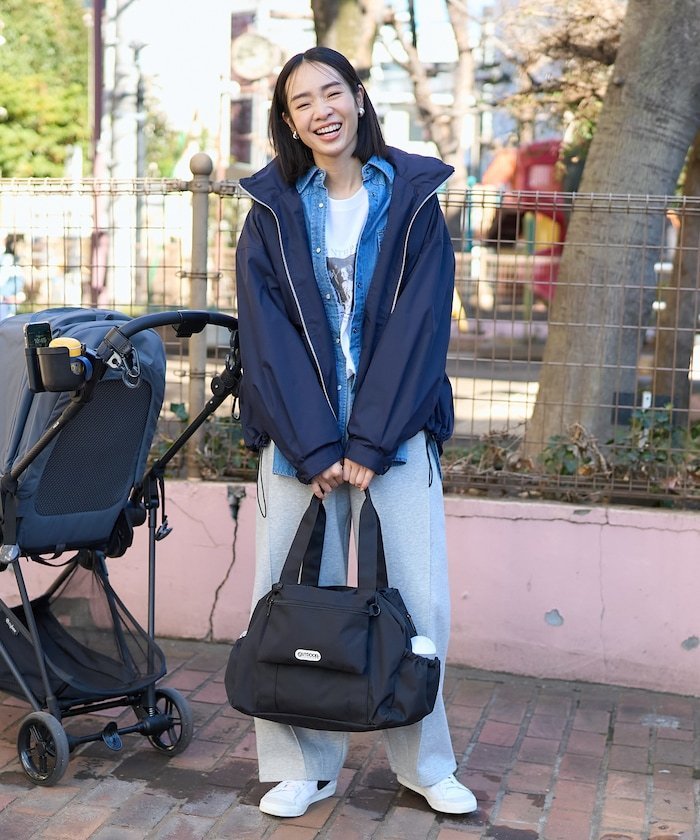 【美品】 25SS 別注 ペアレンツバッグ 3way マザーズバッグ ブラック FREAK'S STORE（フリークスストア） マザーズバッグ : ZOZOTOWN Yahoo