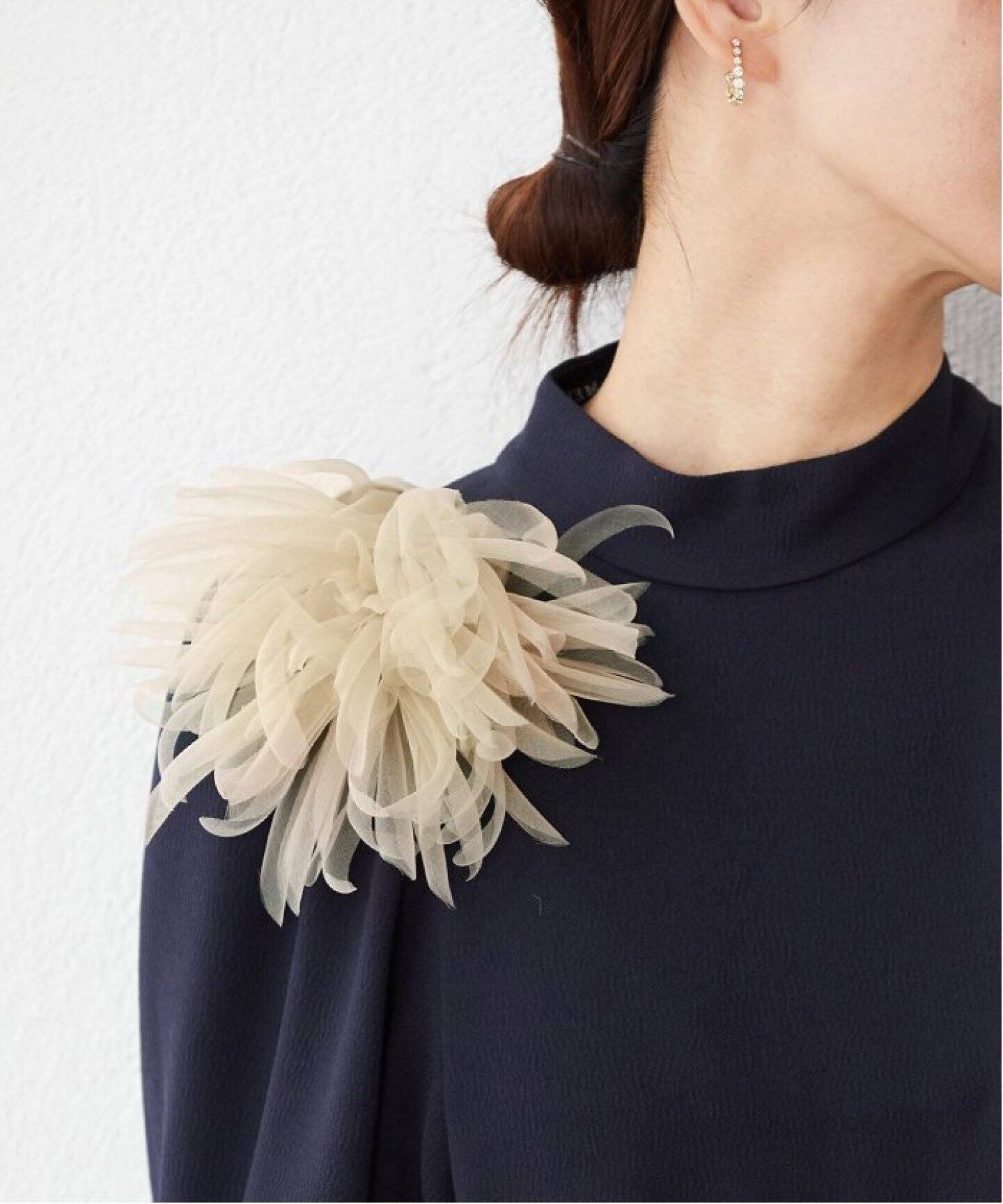 VERMEIL par iena｜《追加》シルクオーガンジーコサージュ | Rakuten