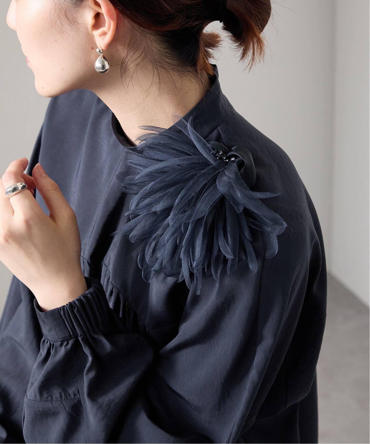 VERMEIL par iena｜《追加》シルクオーガンジーコサージュ | Rakuten