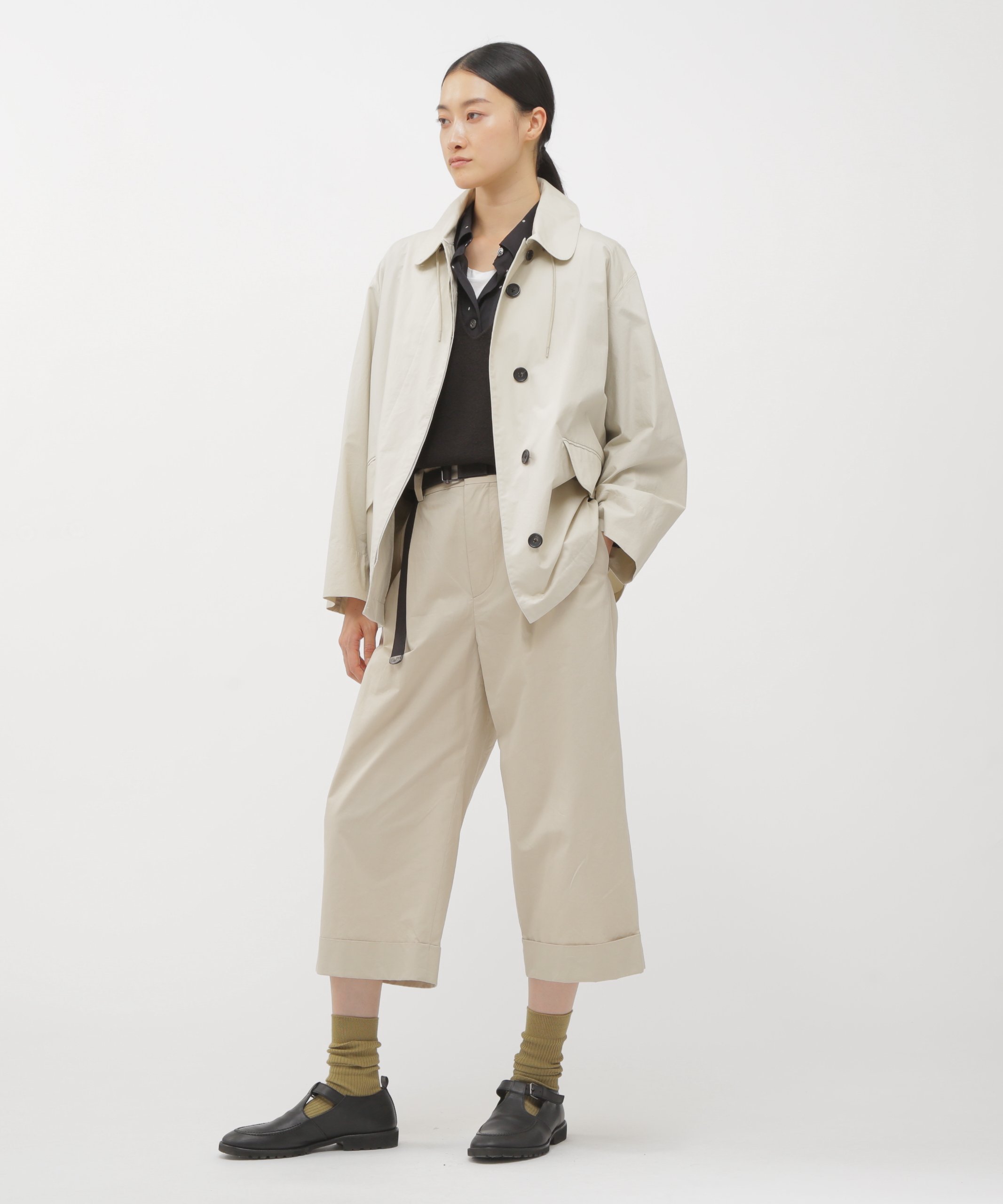 MARGARET HOWELL｜DENSE COTTON POPLIN BLOUSON | Rakuten Fashion