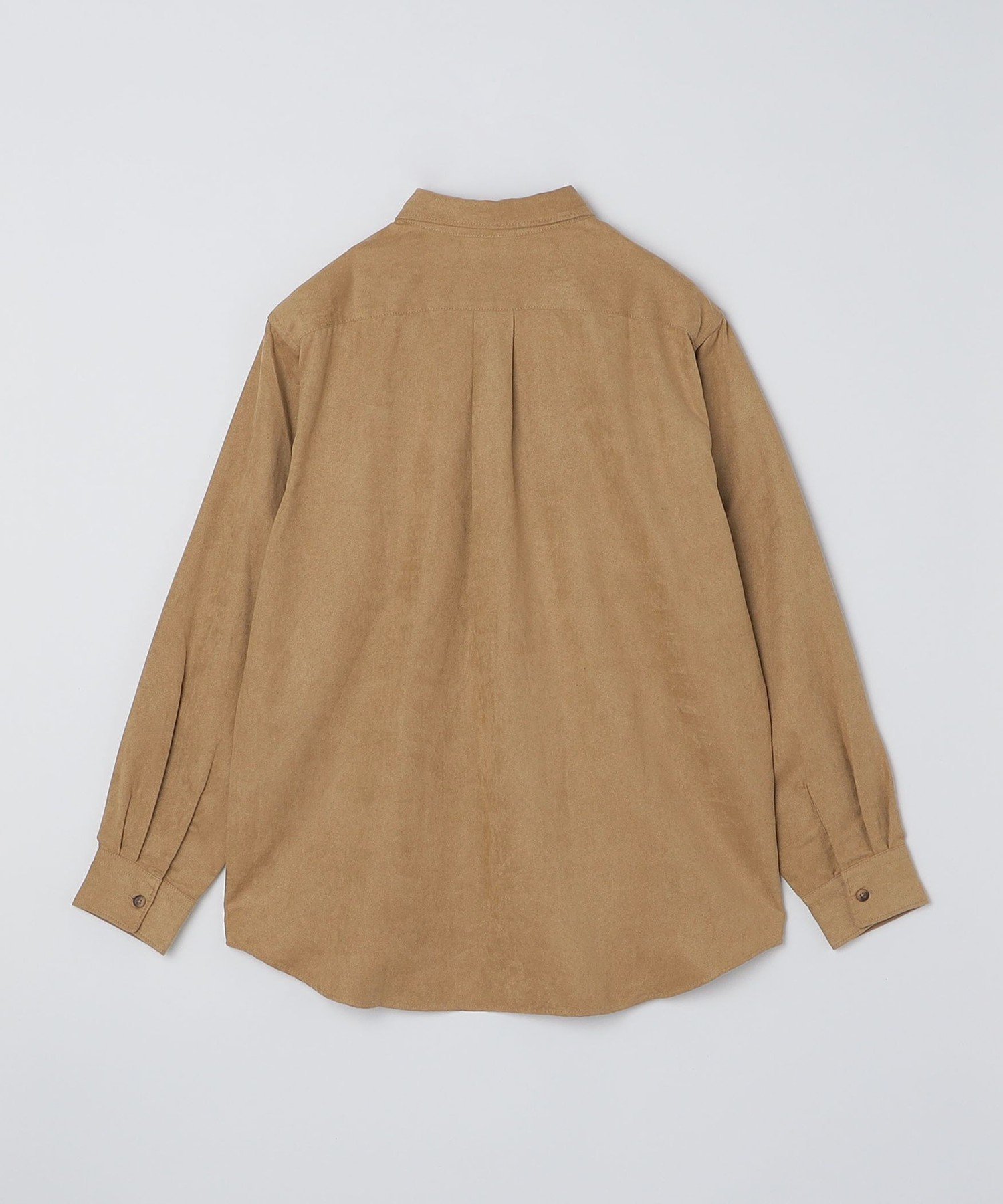 SHIPS｜BENCH MARKING SHIRT: レギュラーカラー ポリエステル フェイク