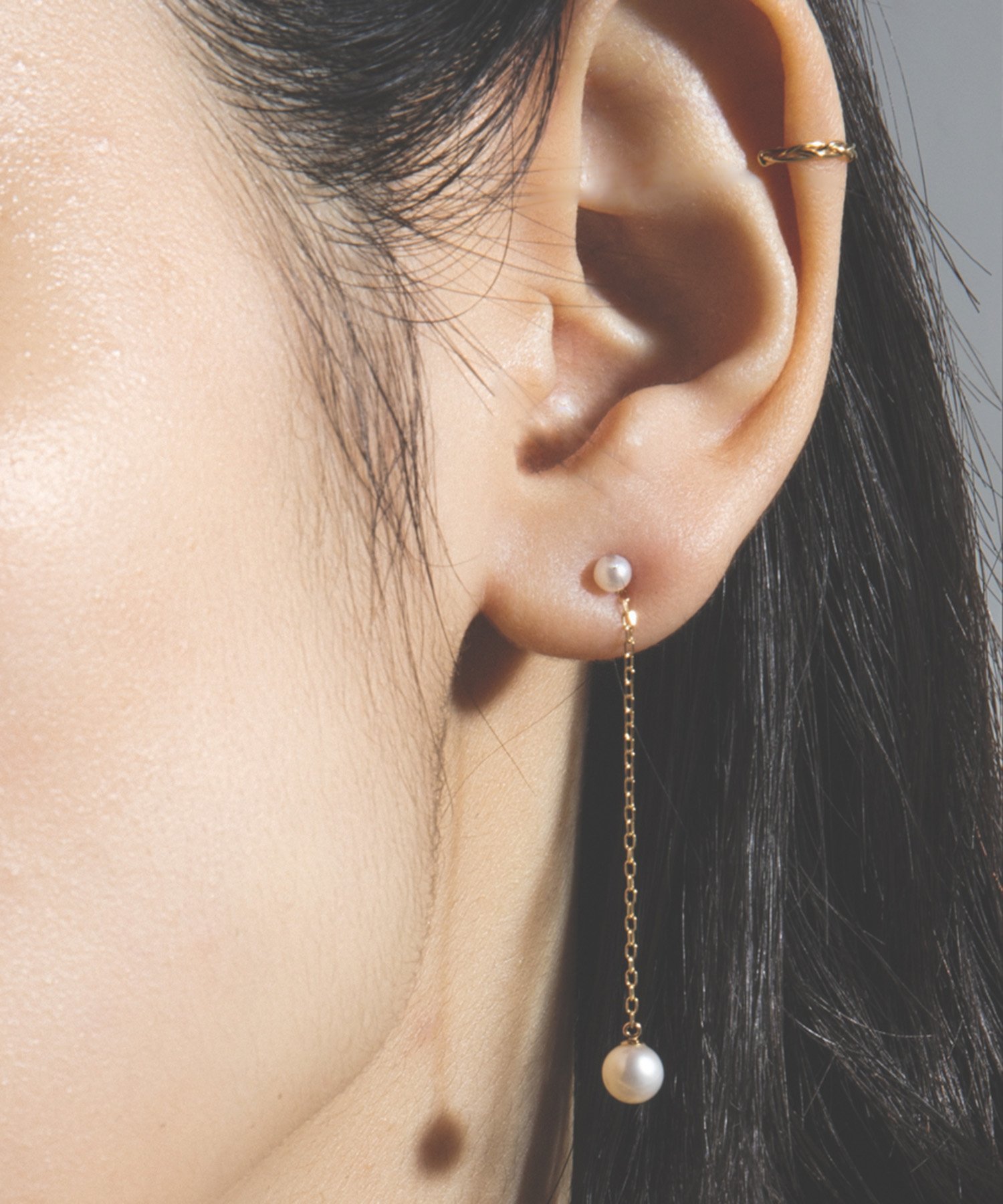 SETUP7｜les bon bon/2way pearl pierce 2wayパールピアス K10 10K
