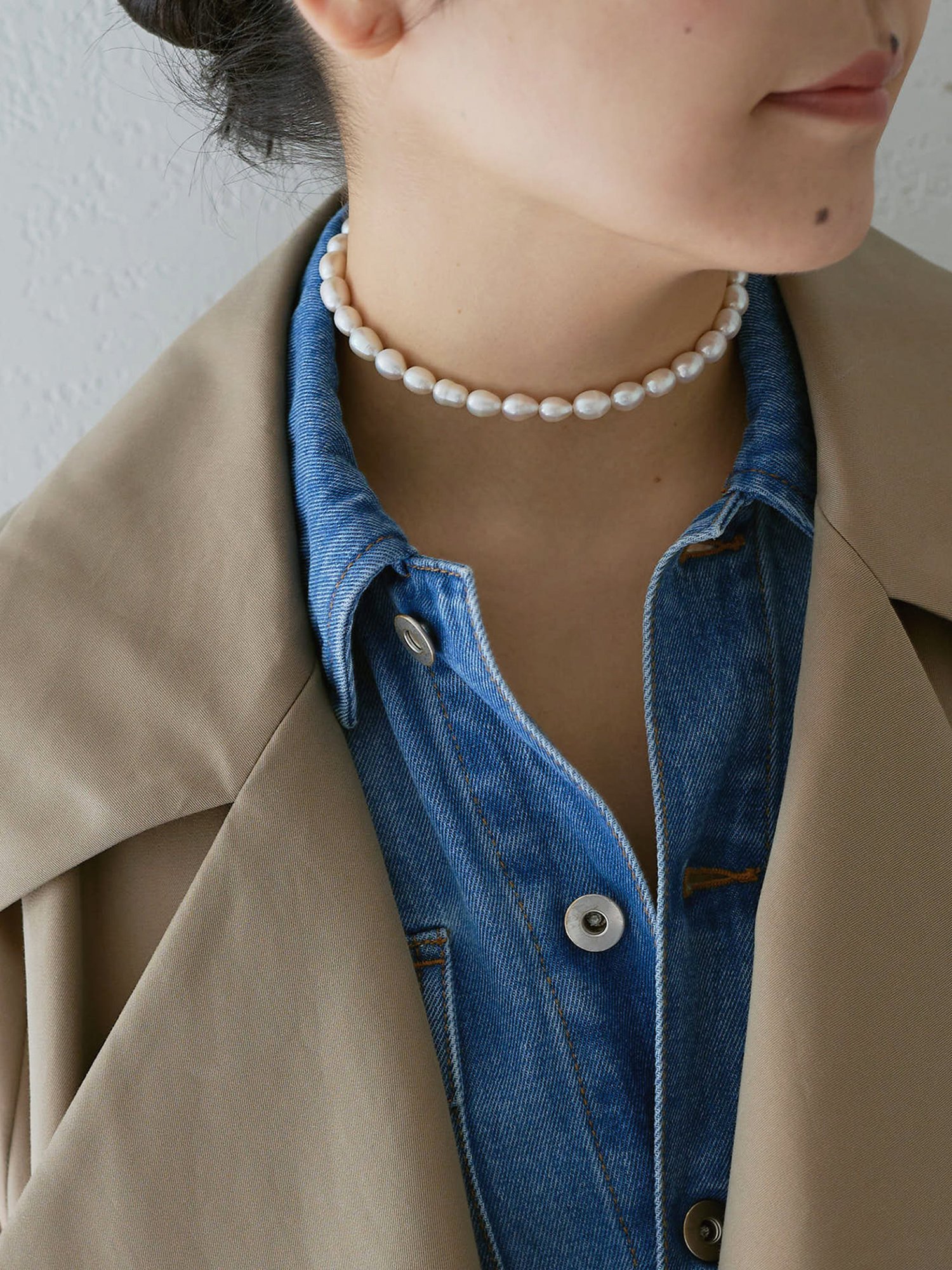 Whim Gazette｜【Hoaw.】パールチョーカーネックレス | Rakuten