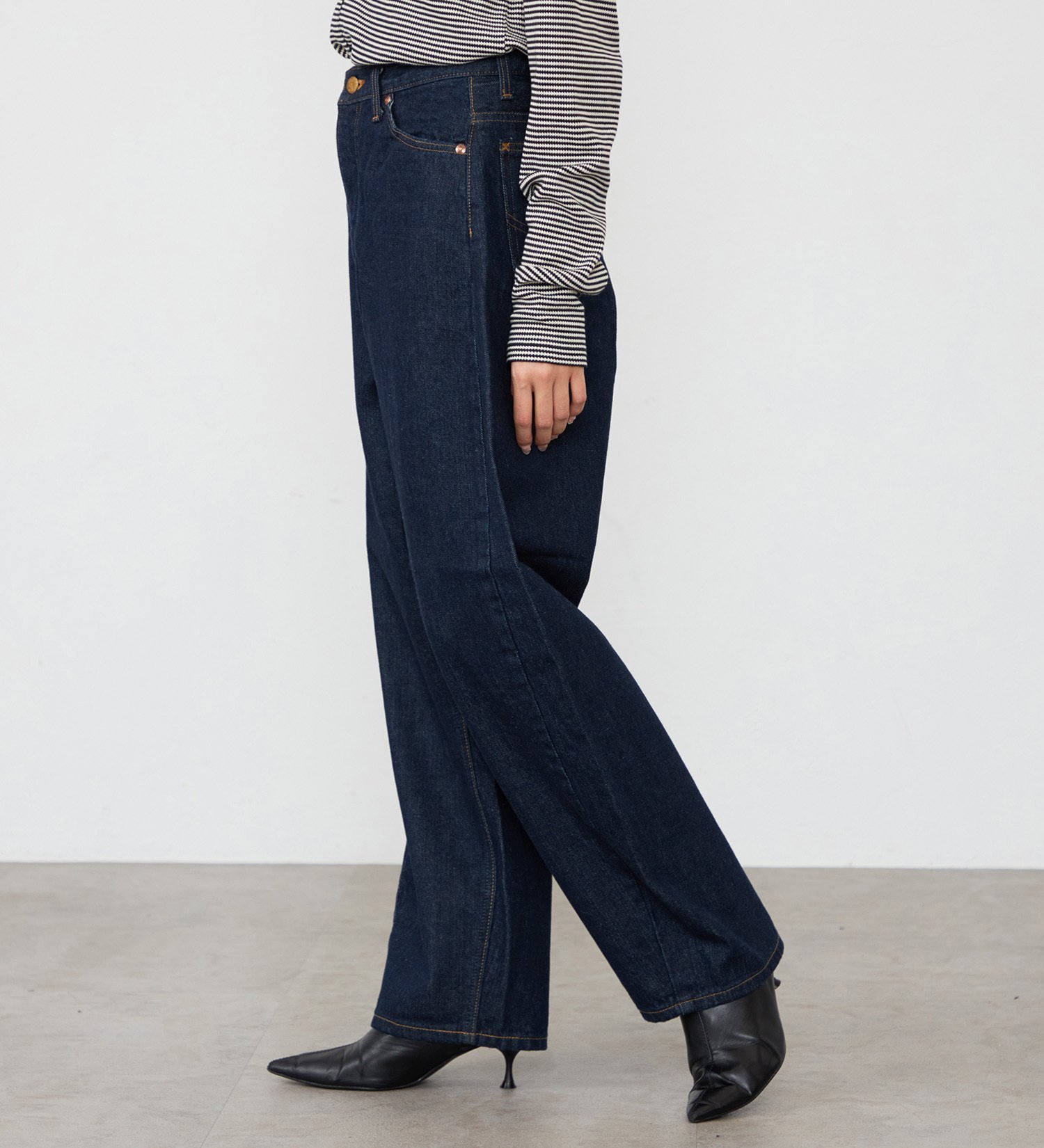 EDWIN ONLINE MALL｜Lee カーヴワイドデニムパンツ オリジナルコットン