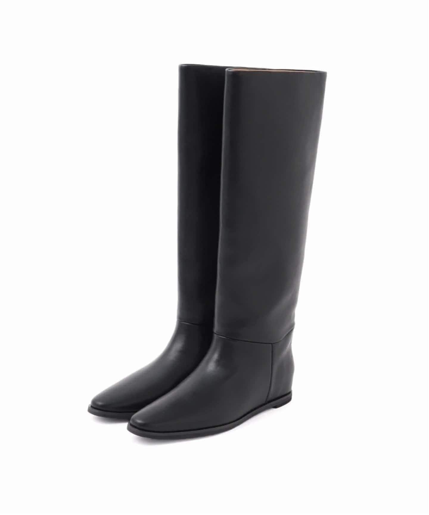LE TALON｜《追加5》2cmワイドシャフトロングブーツ | Rakuten Fashion