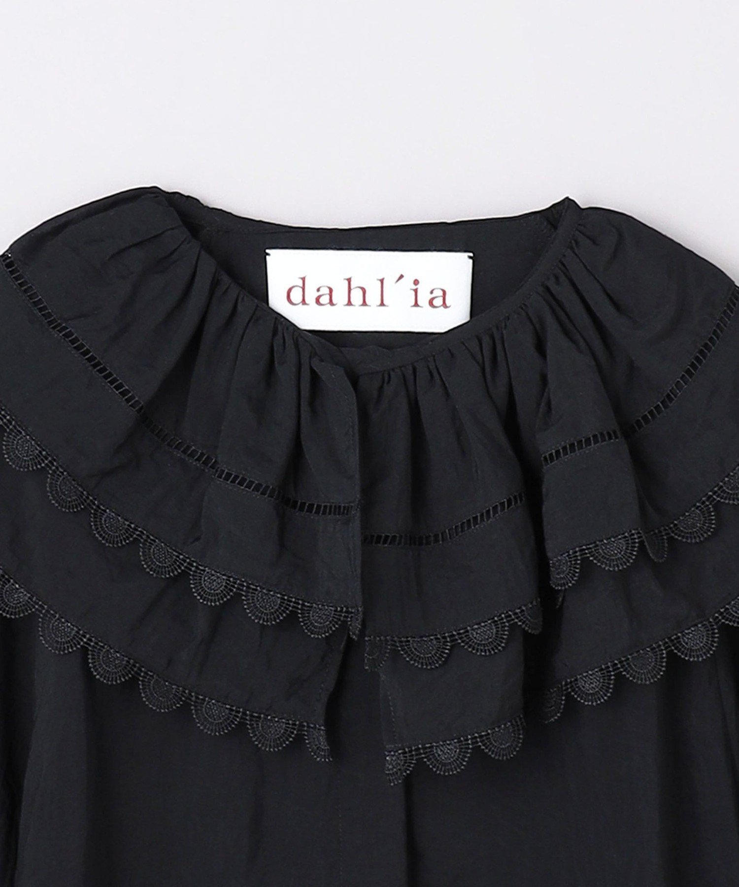 ＜dahl’ia＞ビッグフリルカラー シャツ UNITED ARROWS｜【別注】<dahl'ia>ビッグフリルカラー シャツ