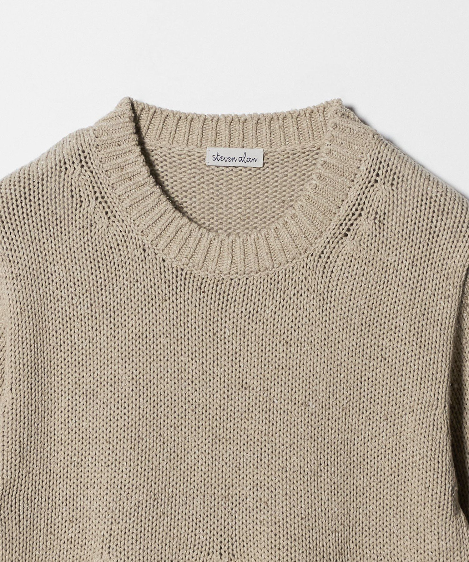 新品未使用 Steven Alan コットン シルク フレア ニット BEAUTY&YOUTH UNITED ARROWS｜<Steven Alan>コットン シルク フレア