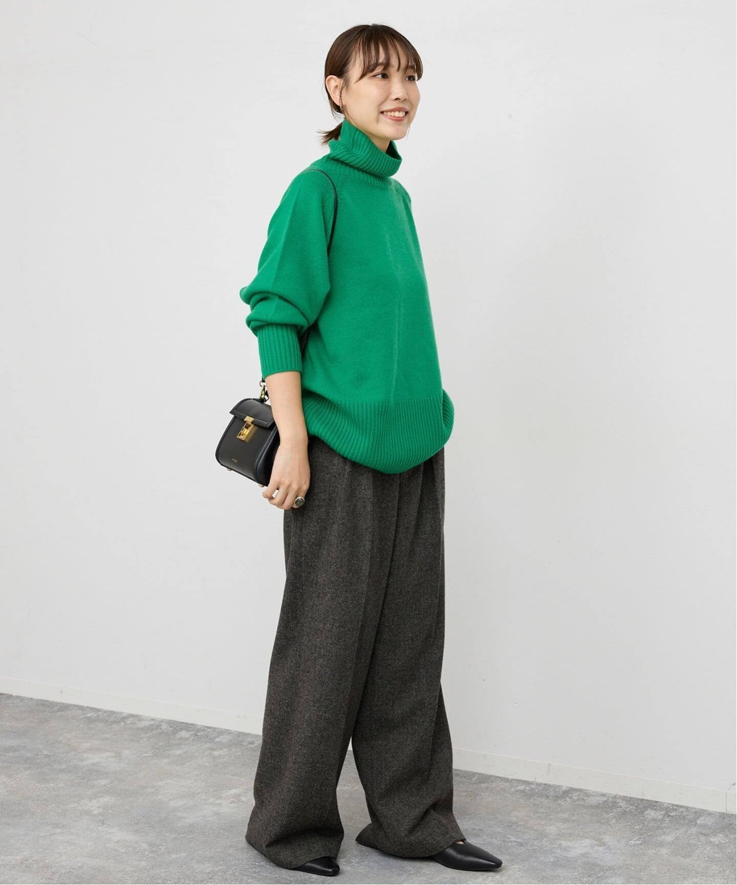 Spick & Span｜ウールカシミヤ ラグランタートルニット | Rakuten